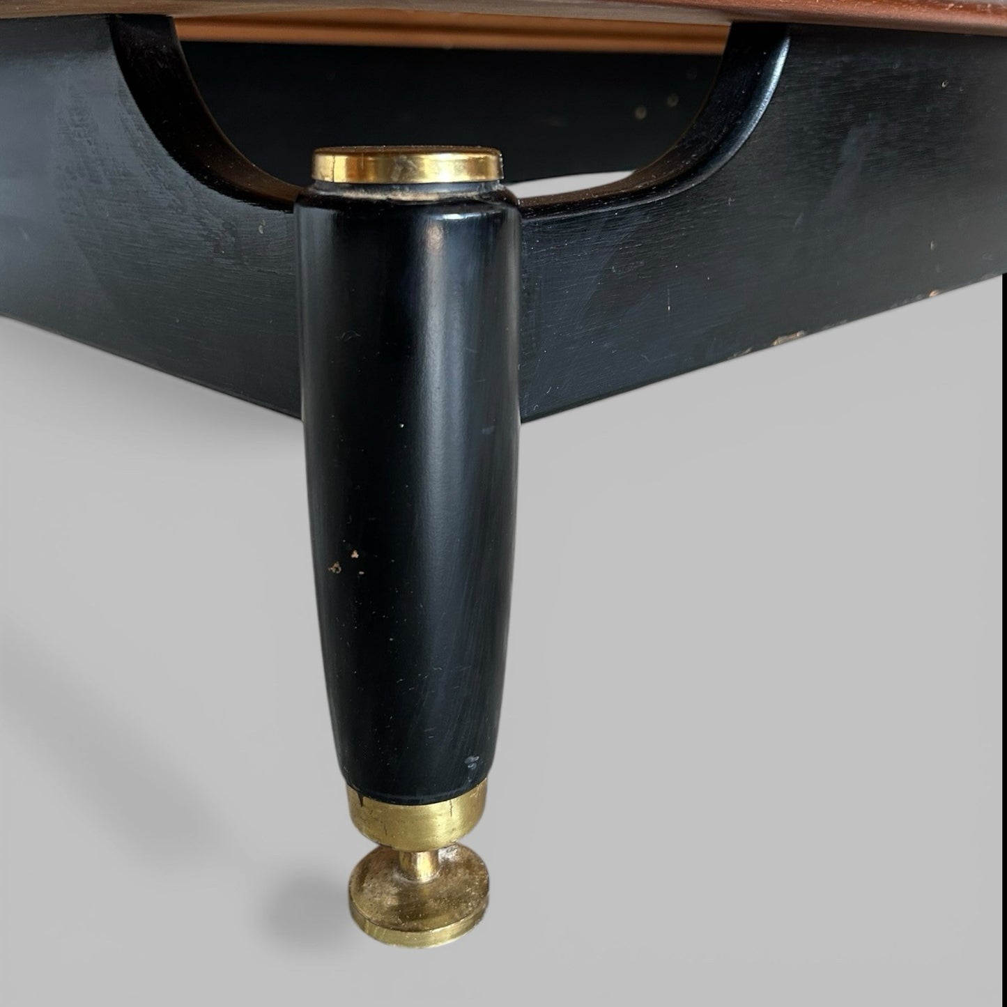 G Plan Librenza Tola Chest of Drawers – Black and Brass Mid Century