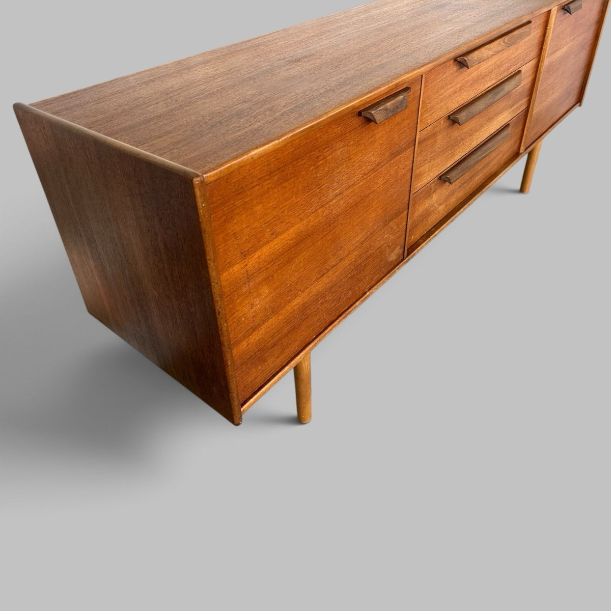 Mid Century Teak Sideboard by A. Younger – Three Drawers