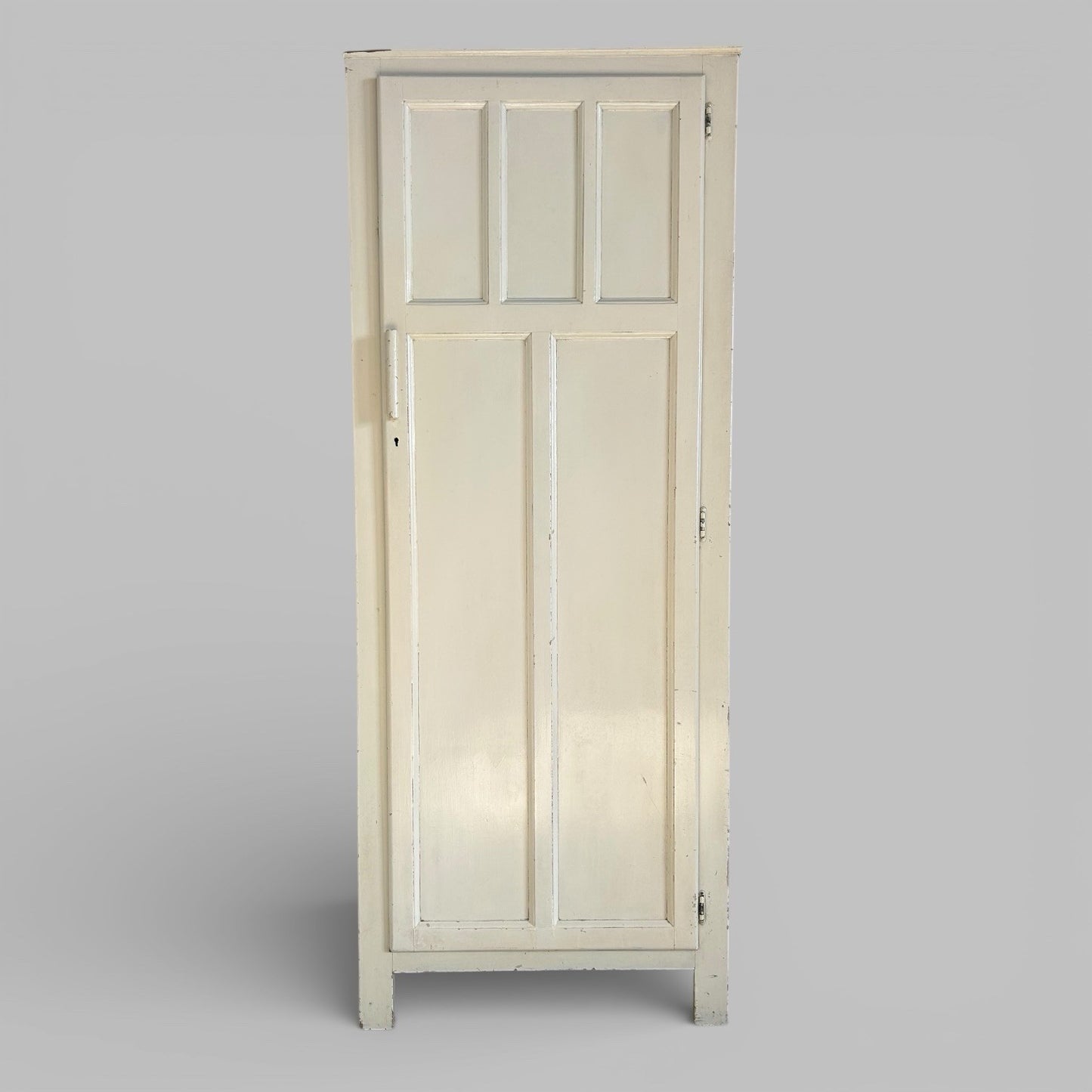 Vintage Painted Hall Cupboard – Slim Storage Cabinet