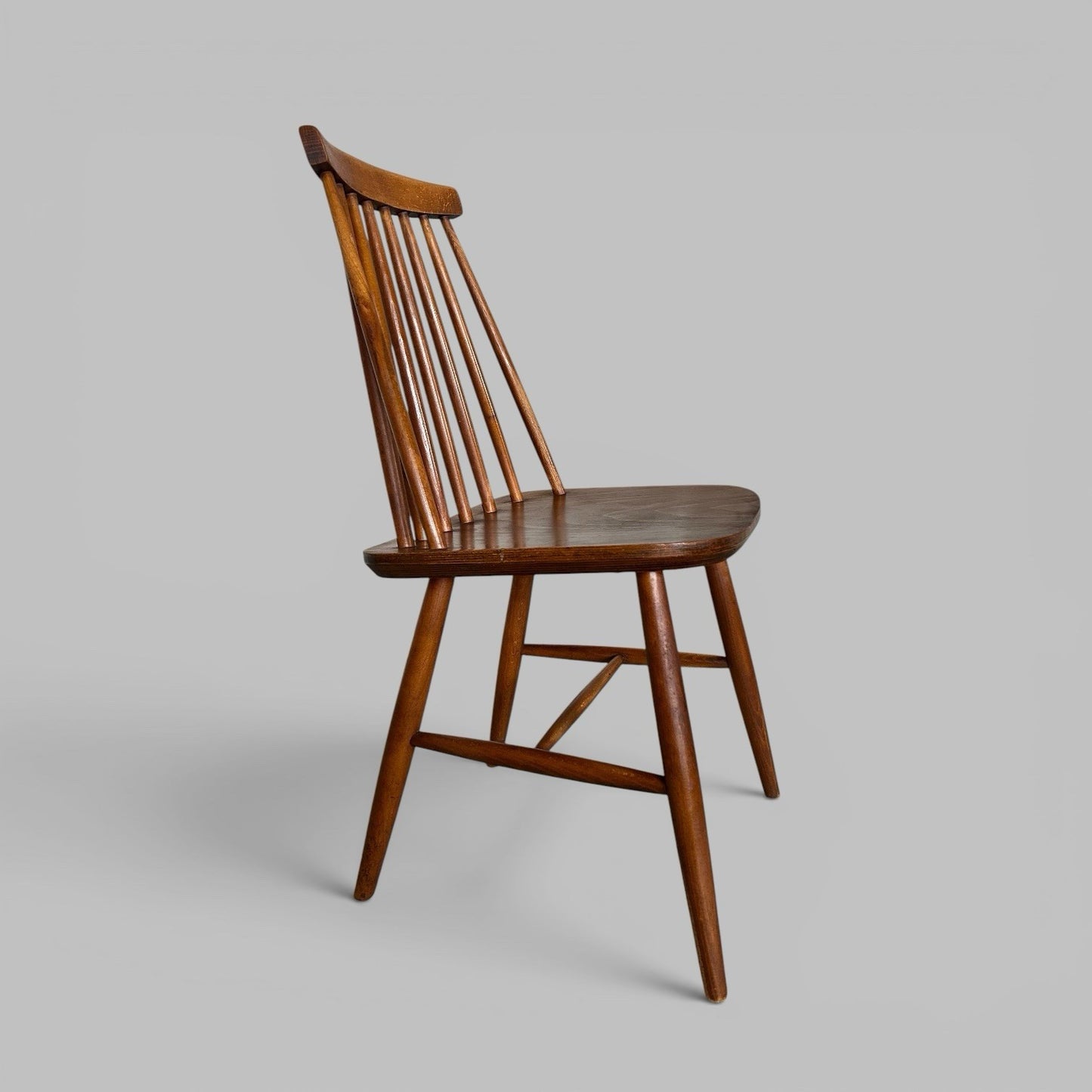 Vintage Stick Back Dining Chairs – Set of Four