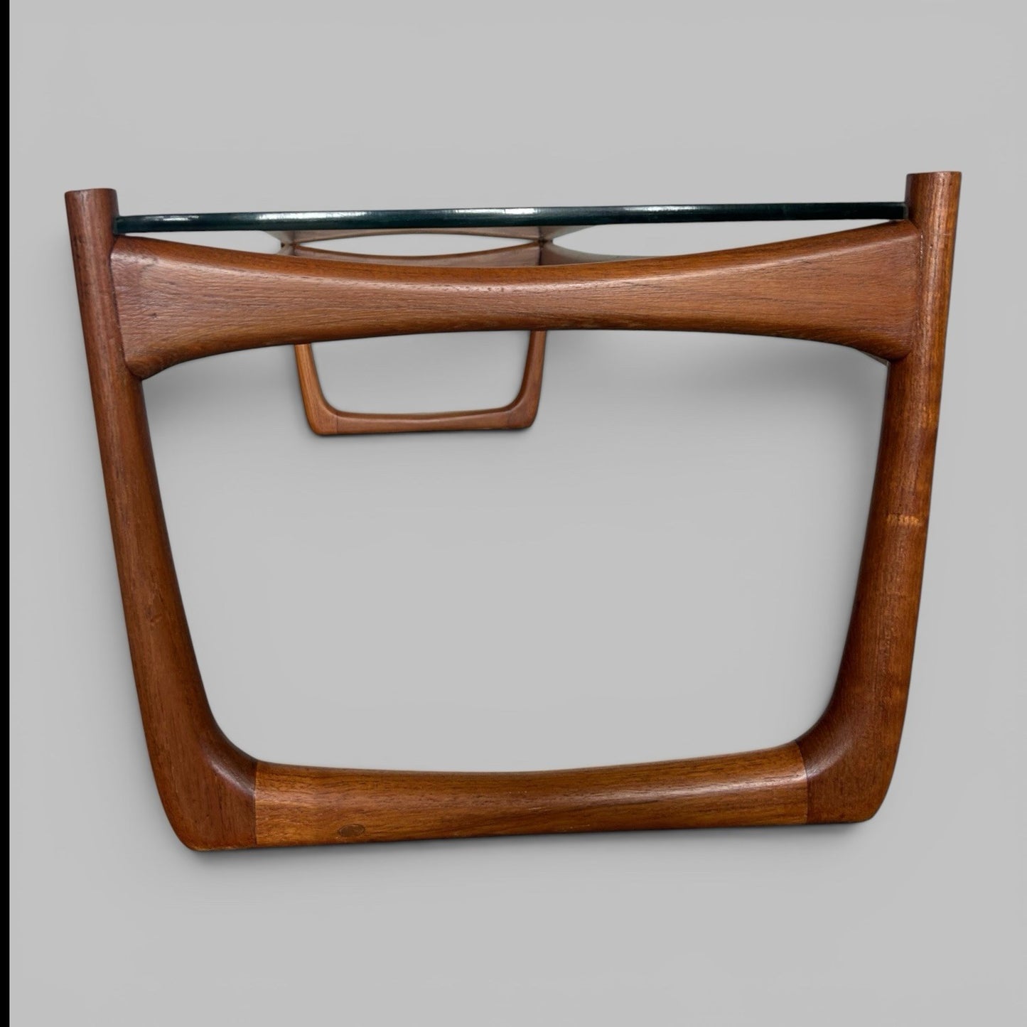 Mid Century Teak & Glass Coffee Table