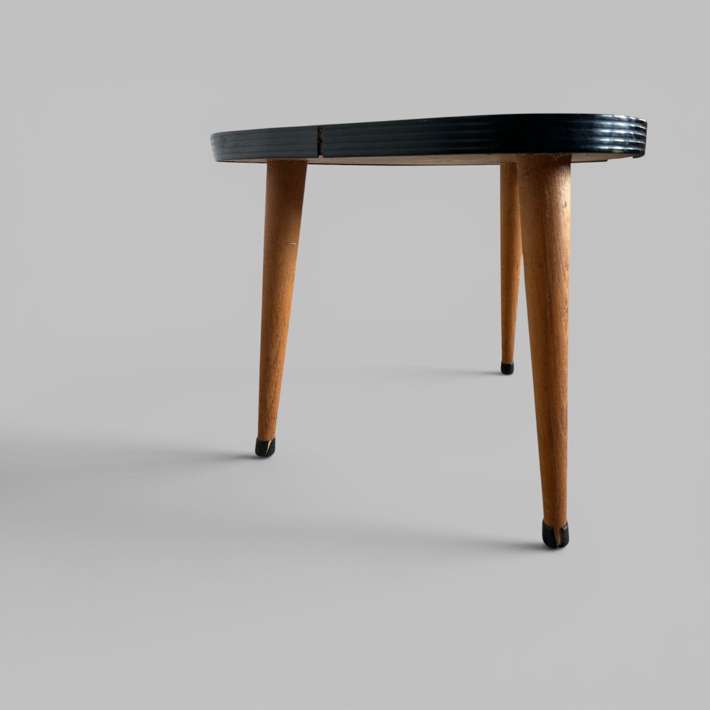 1950s Sputnik Formica Side Table – Red Atomic Plant Stand