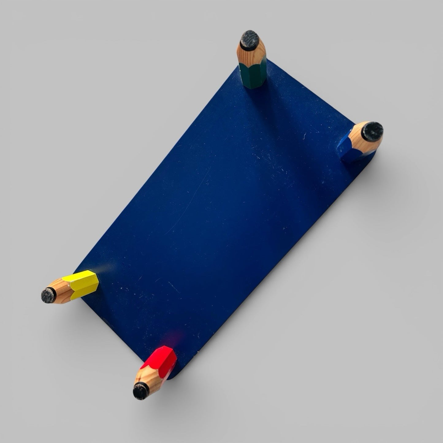 1980s Pierre Sala Pencil Shelf Display Unit – Colourful Postmodern Design