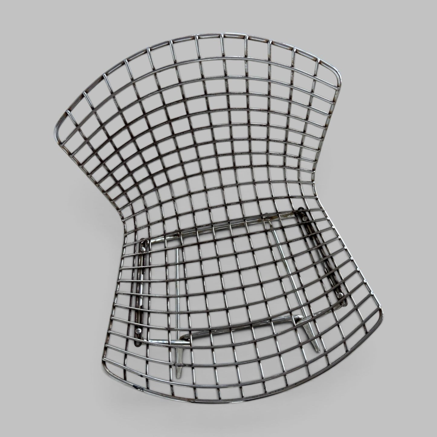 Genuine Knoll Harry Bertoia Model 420 Chrome Wire Side Chair