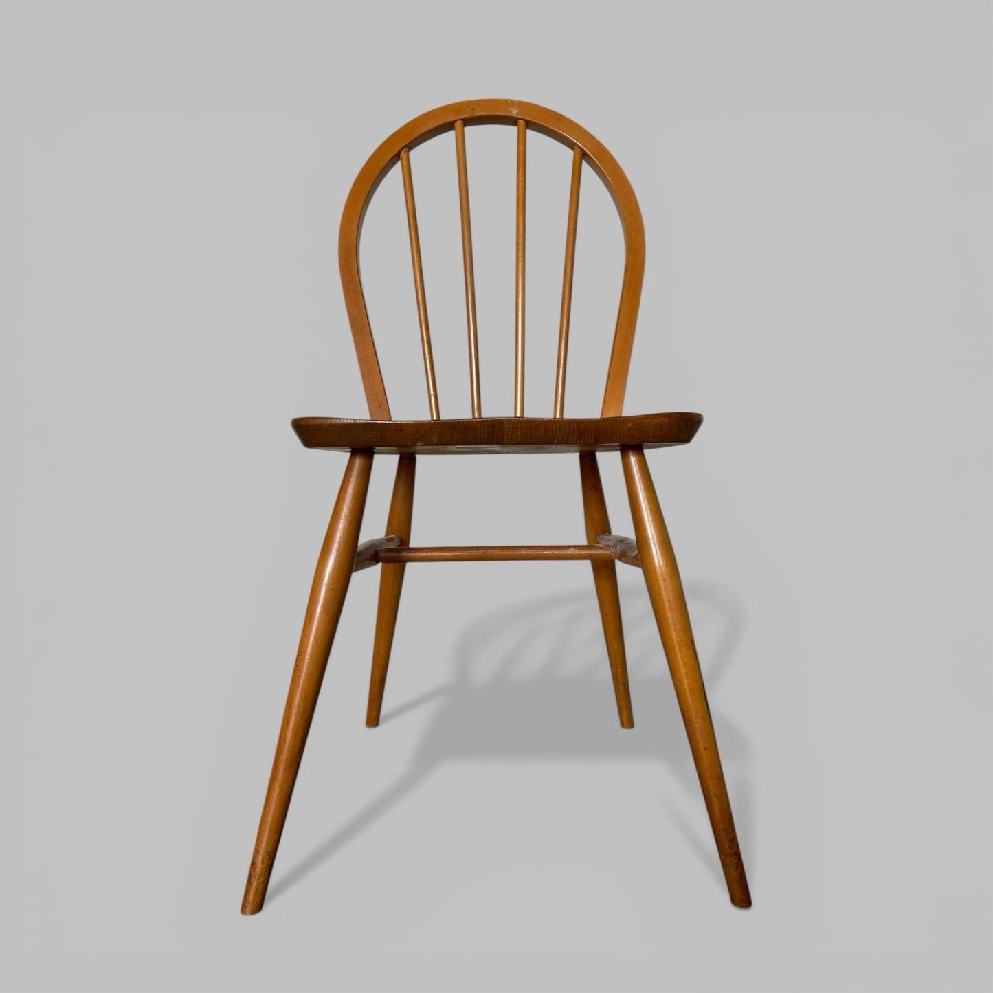 Ercol Windsor Blonde Dining Chair – Mid Century Elm Beech Chair