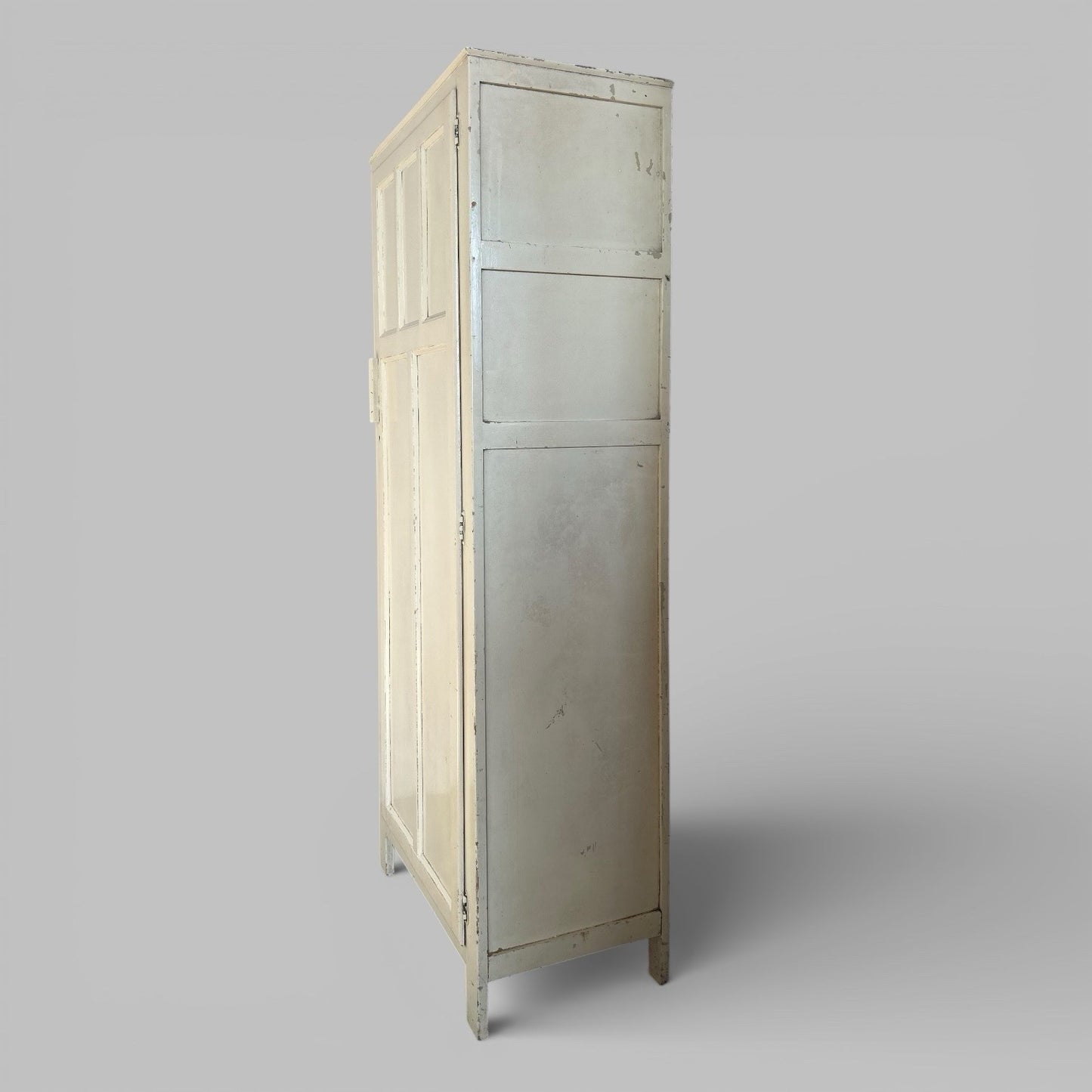 Vintage Painted Hall Cupboard – Slim Storage Cabinet