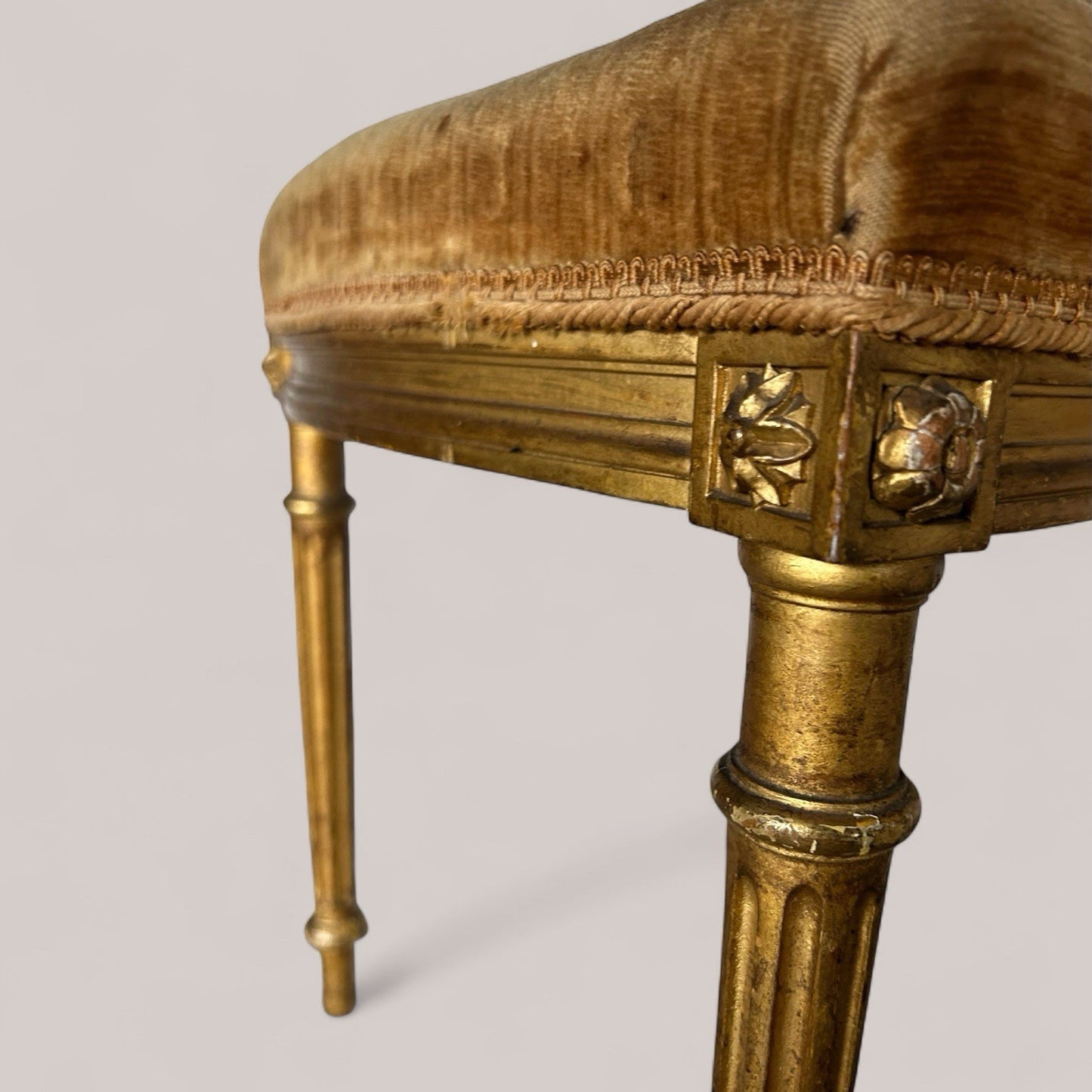 Pair of Antique Gilt Salon Chairs