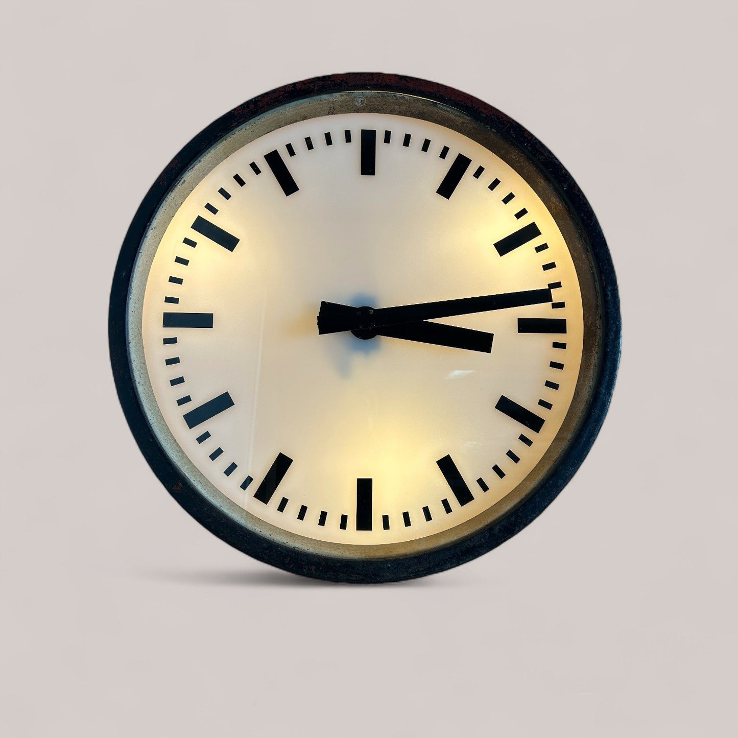 Large vintage station clock