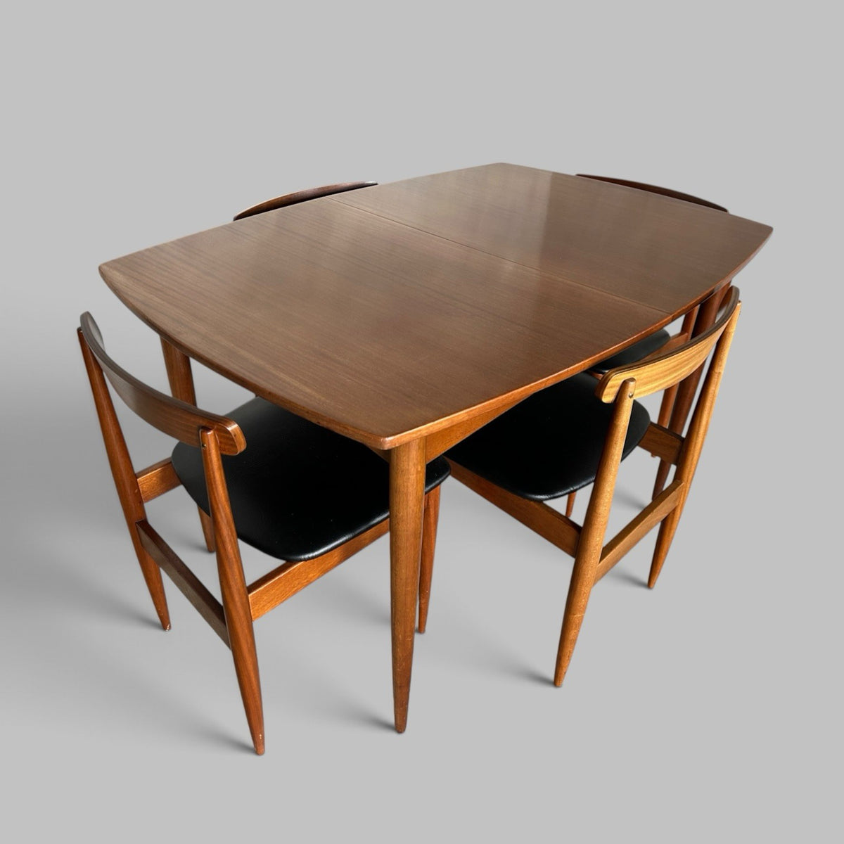 1964 White & Newton Teak Extending Dining Table & Four Chairs
