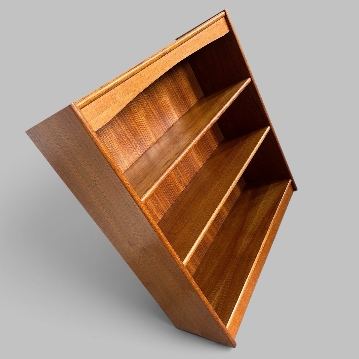 Mid Century Teak Bookcase with Adjustable Shelves
