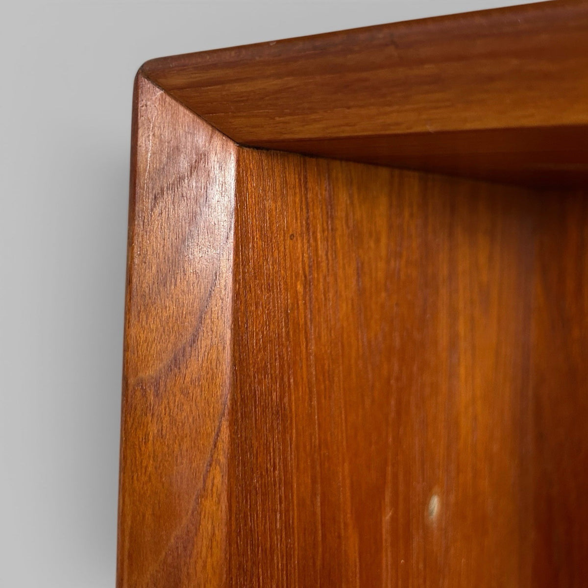 Poul Hundevad Danish 1960s Teak Five Drawer Bookcase Unit