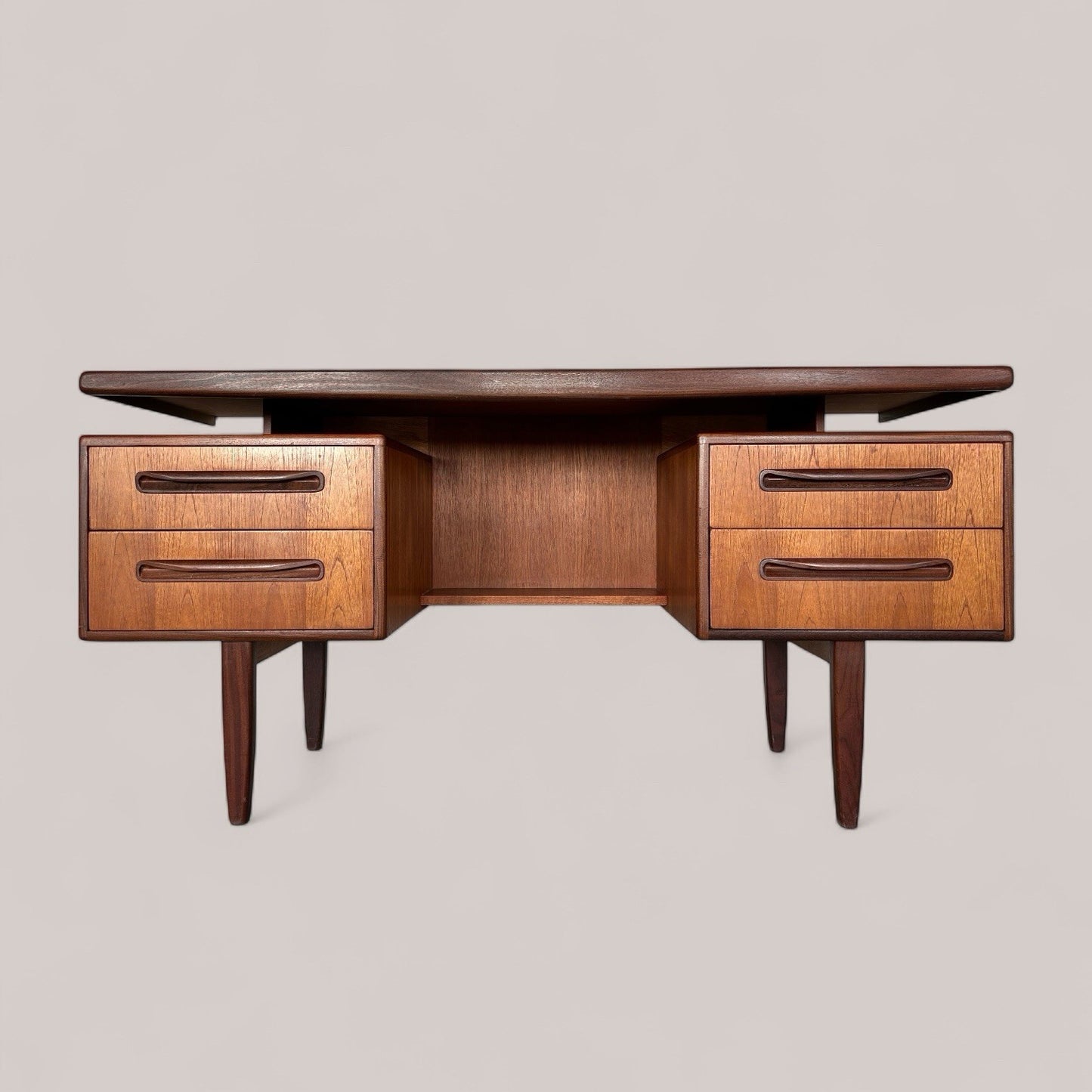 Mid Century Vintage G Plan Fresco Floating Top Teak Desk / Dressing Table