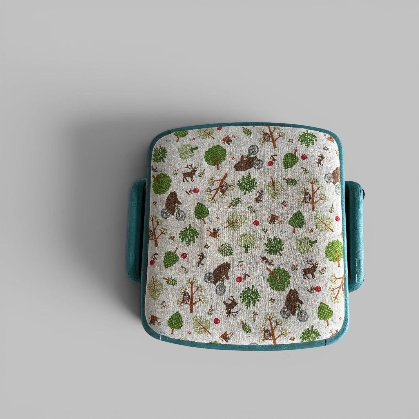1950s Painted Kitchen Stool