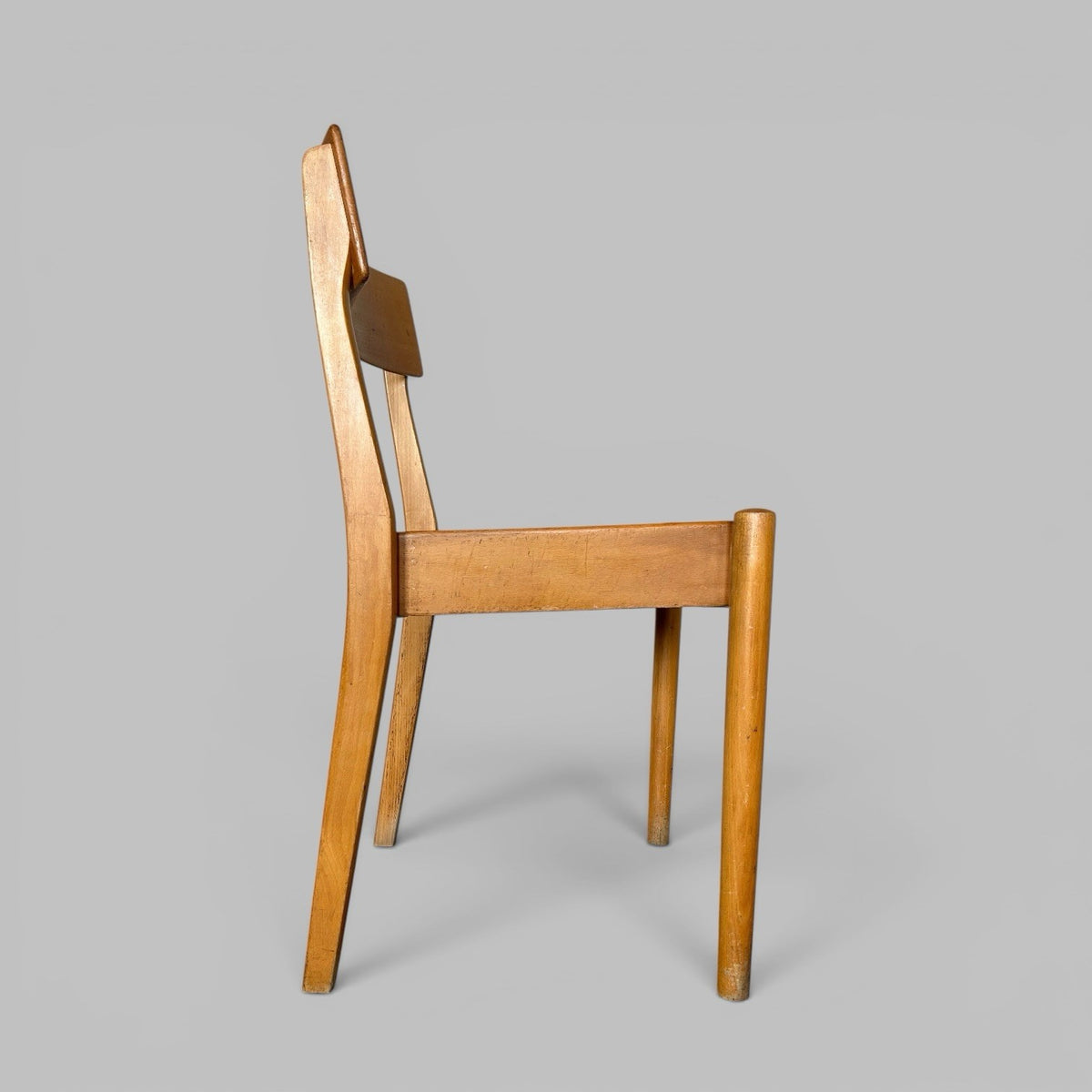 Set of 6 FDB Møbler Danish Stacking Dining Chairs – Solid Beech