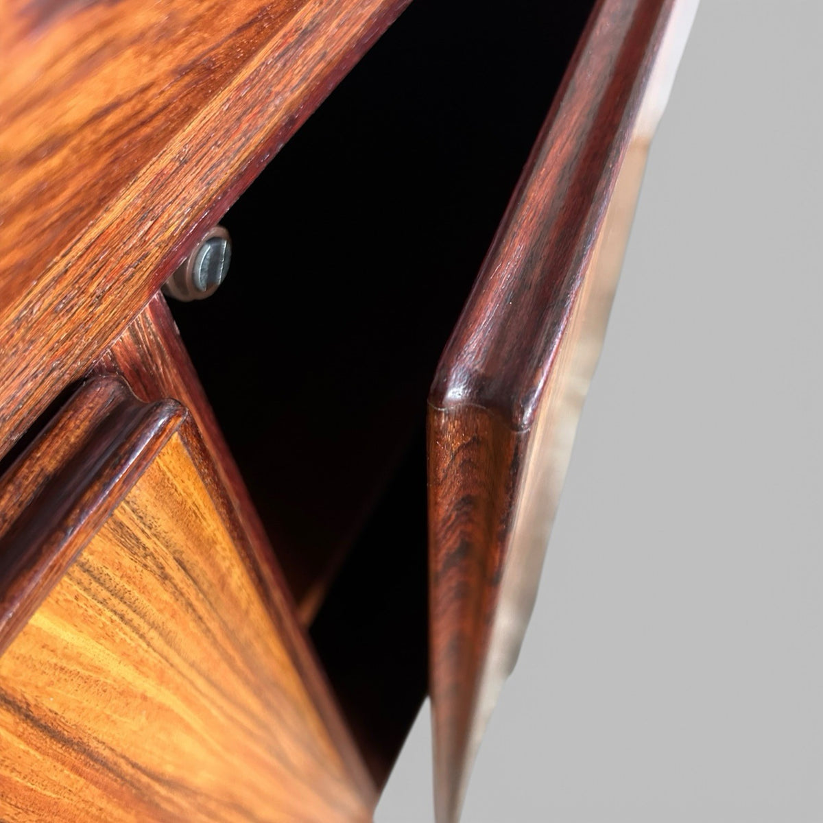 Mid Century Danish Rosewood Three Door Sideboard by Skovby