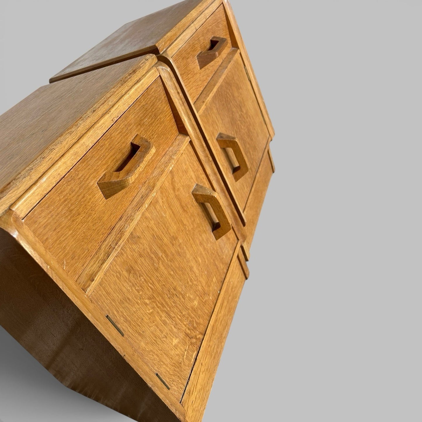 Pair Of Vintage Mid-Century G Plan Brandon Oak Bedside Cabinets Scandi MCM