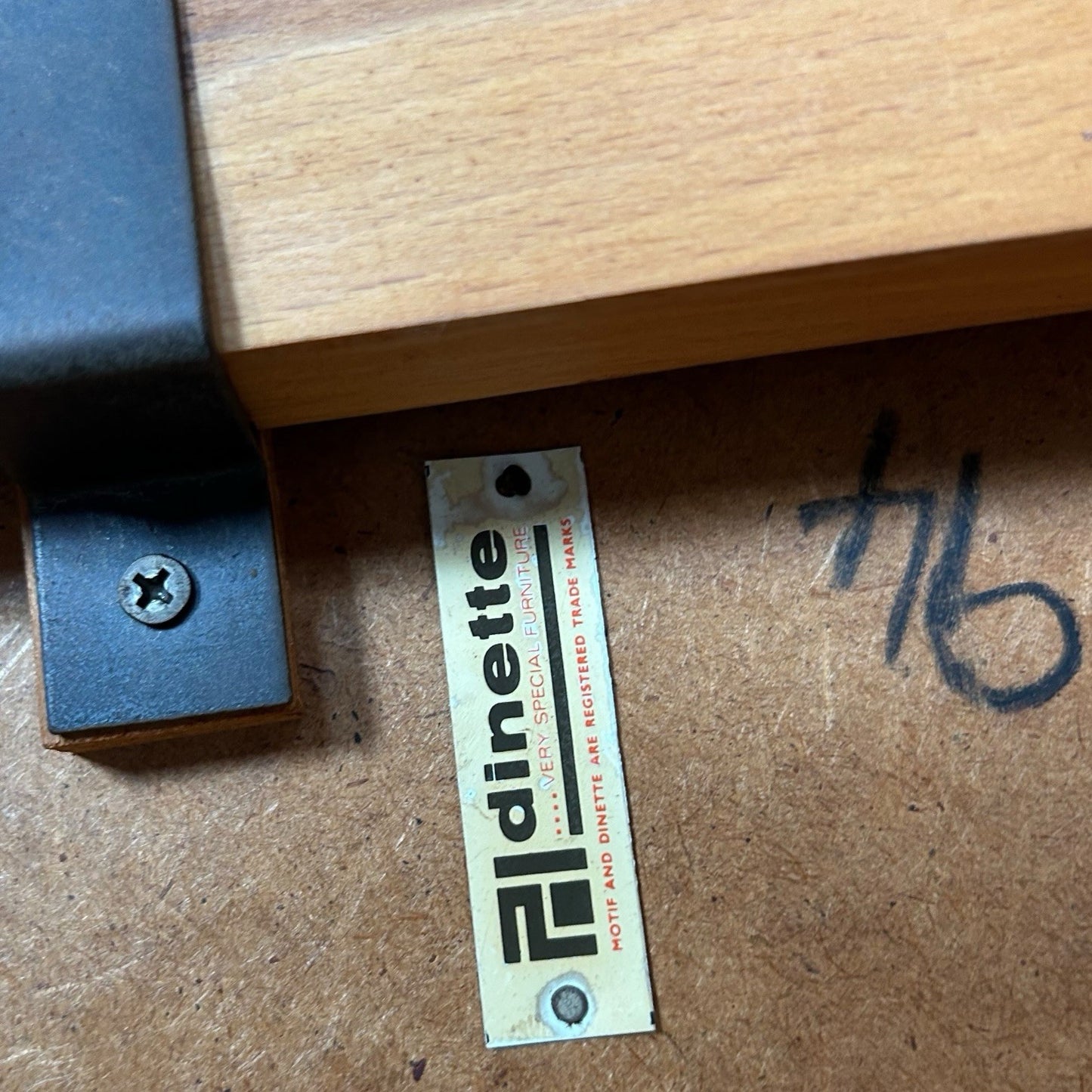 1960s Dinette Drop Leaf Dining Table – Wood Effect Formica Top