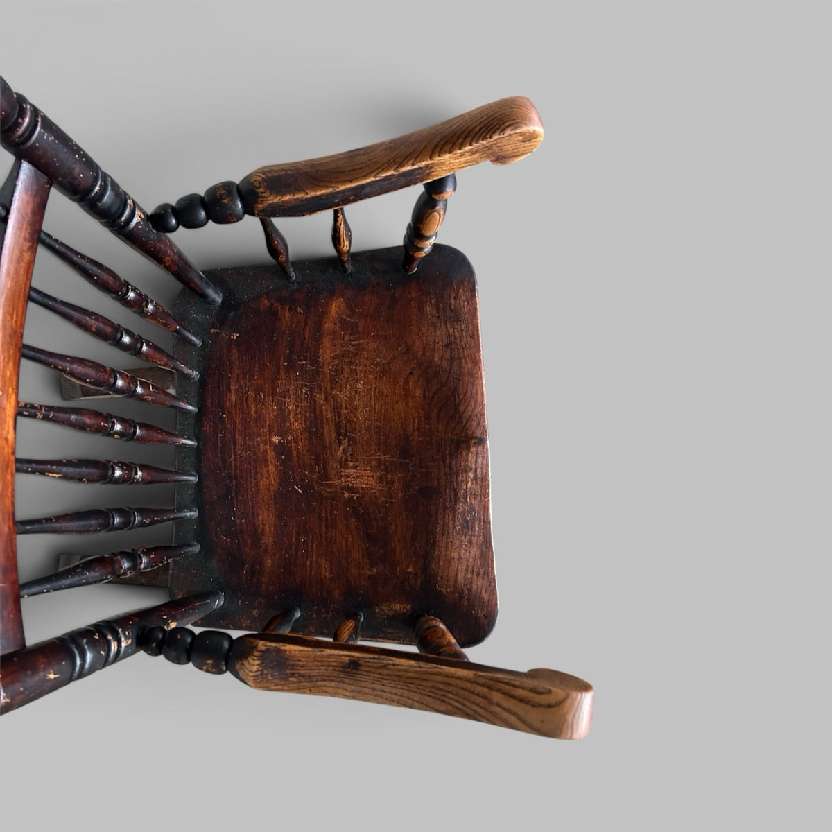 Antique John Shadford ‘Caistor’ Ash & Elm Rocking Chair, c.1850–1890