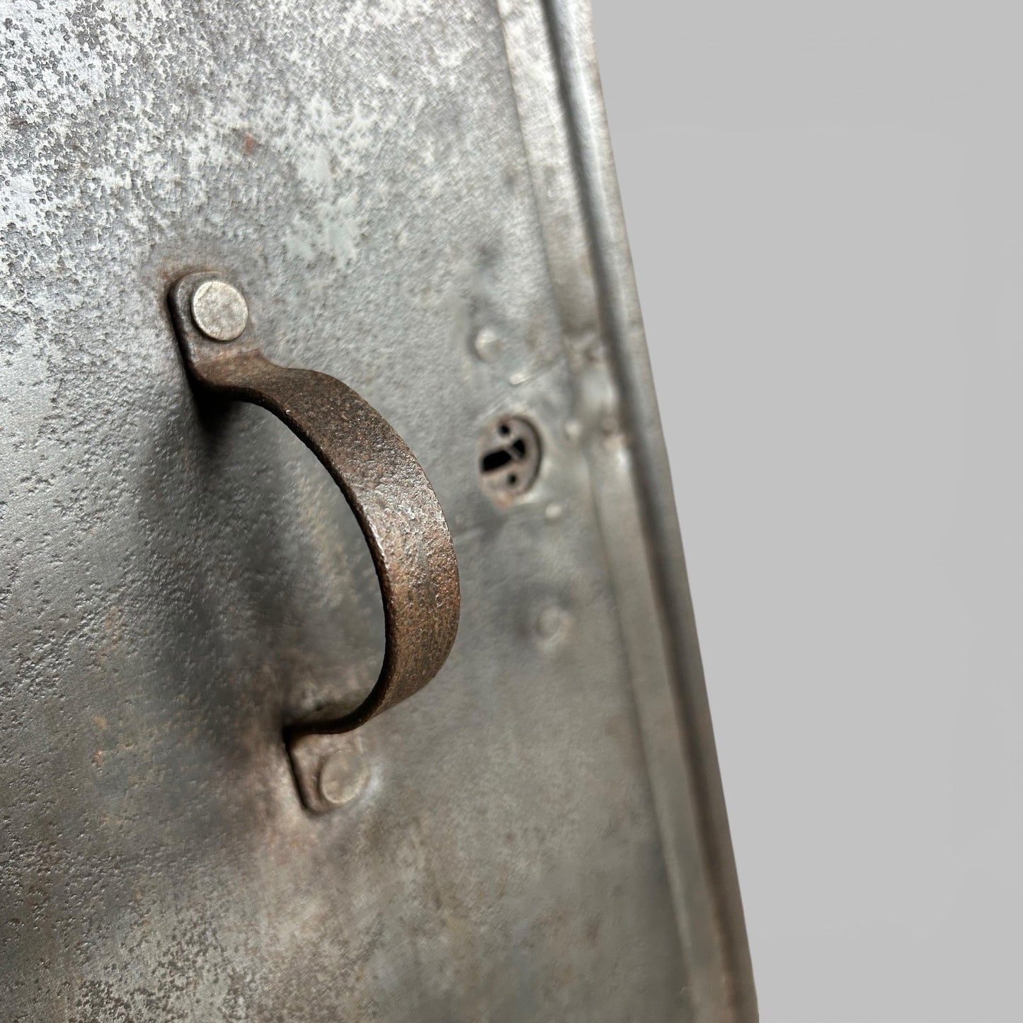 Industrial Metal Cabinet Side Table Vintage Steel Locker Cabinet