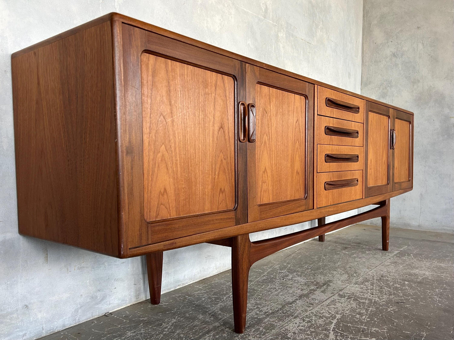 Mid Century GPlan Fresco “Long John” Sideboard by Victor Wilkins