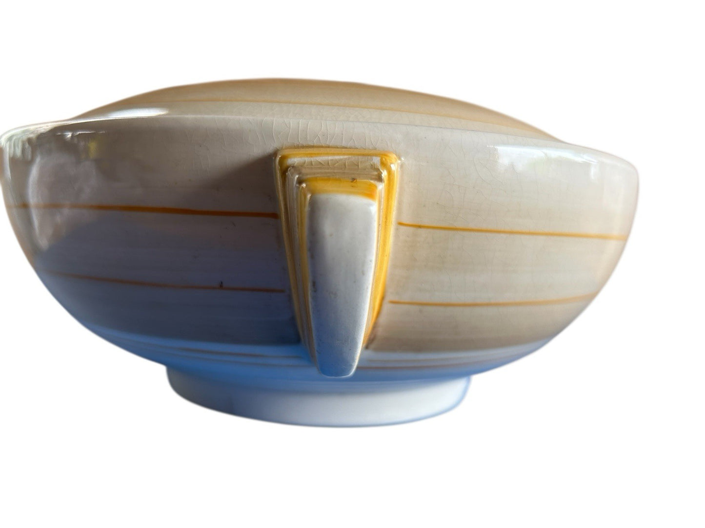 Wedgwood Wacol art deco style ceramic serving dish with lid