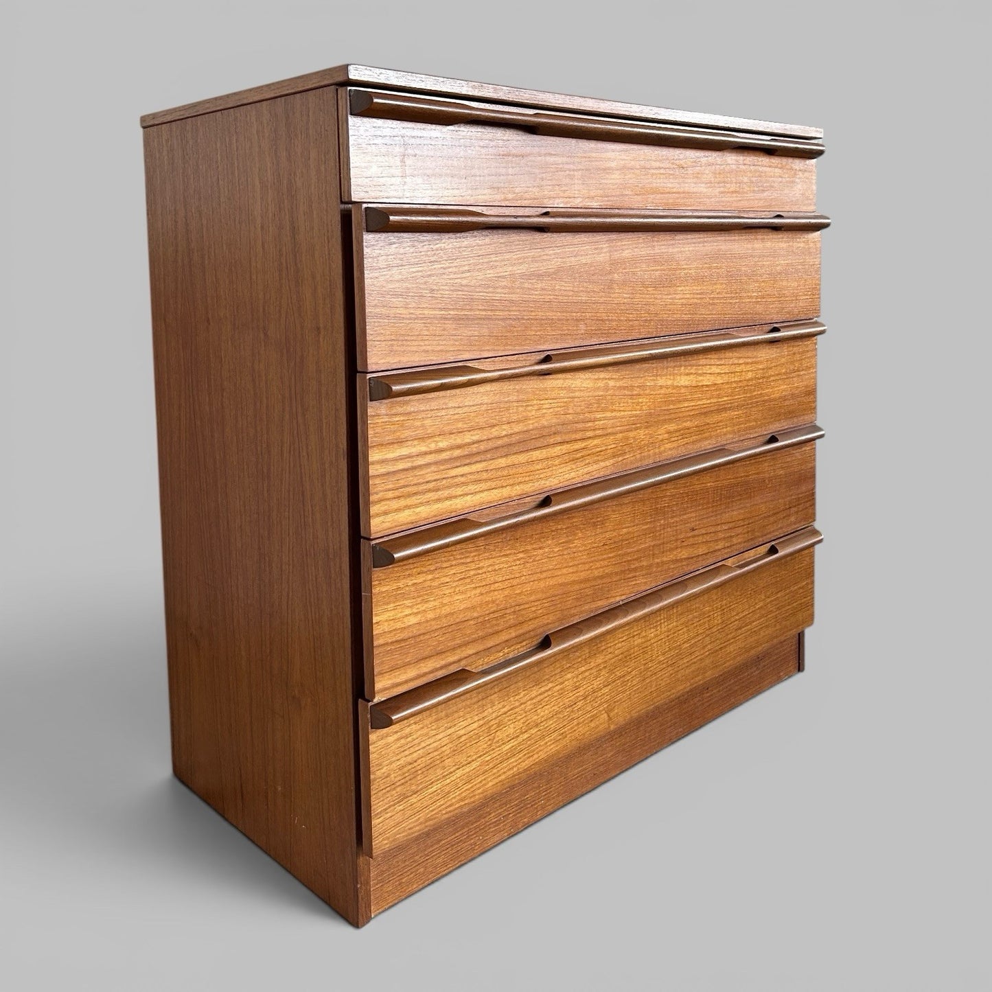 Mid Century Teak Chest of Drawers by Avalon
