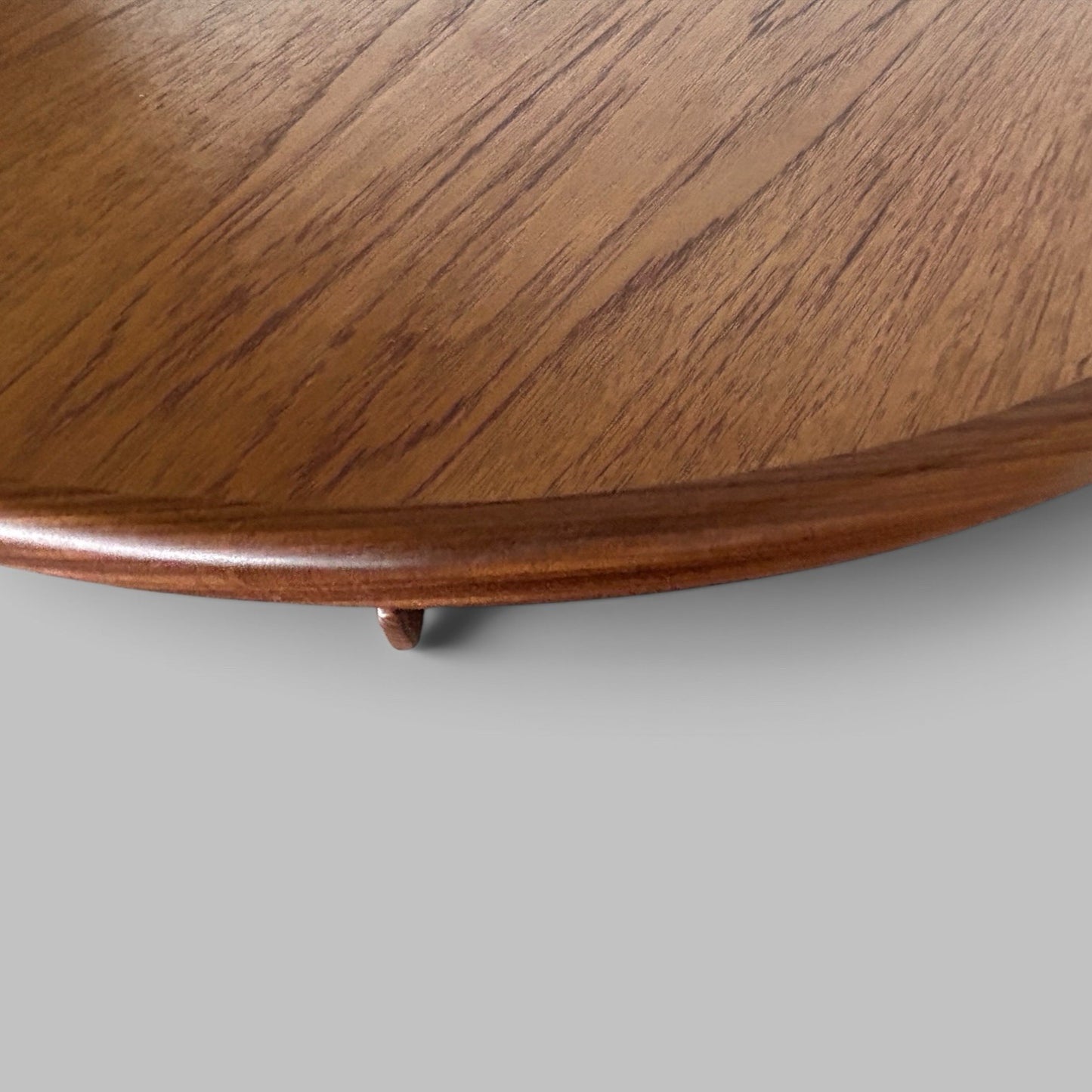 Mid Century G Plan Fresco Teak Extending Oval Dining Table - Vintage 1970s