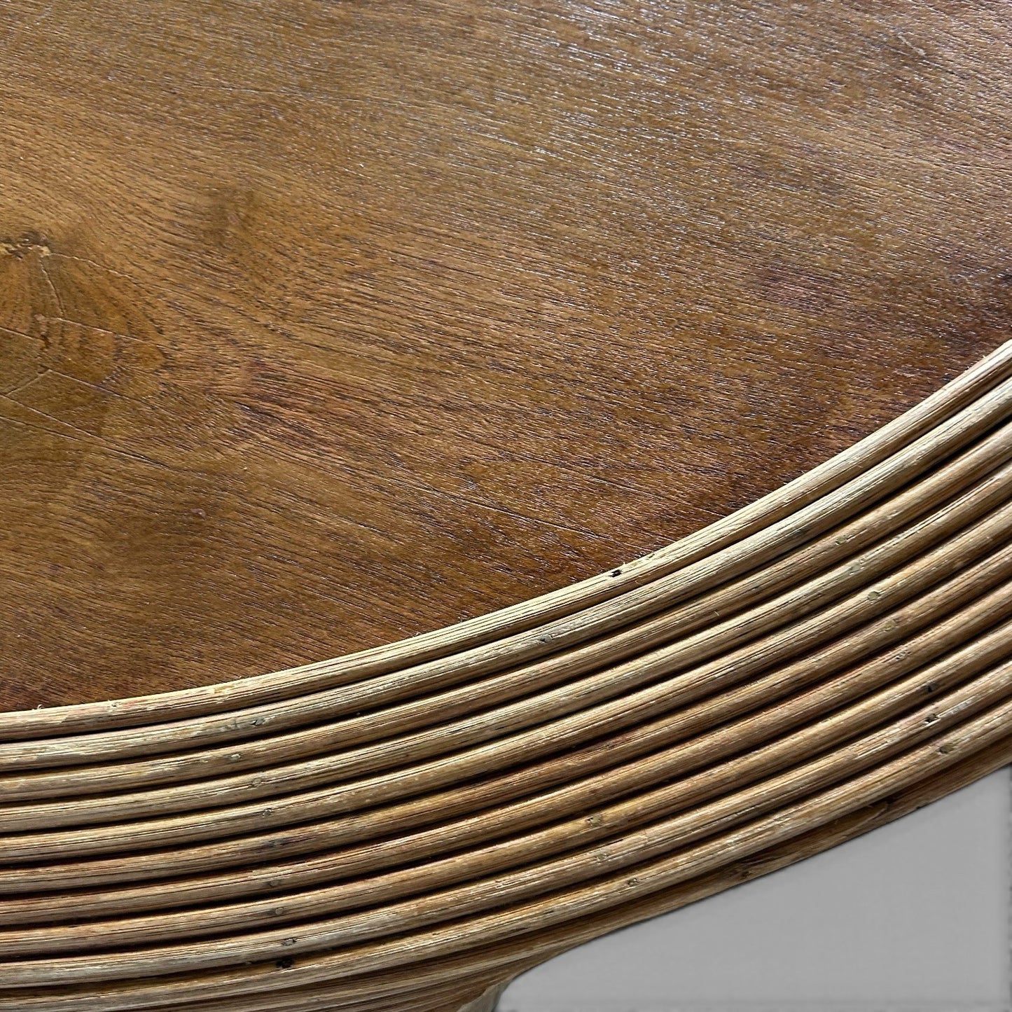 Vintage Rattan Dining Table