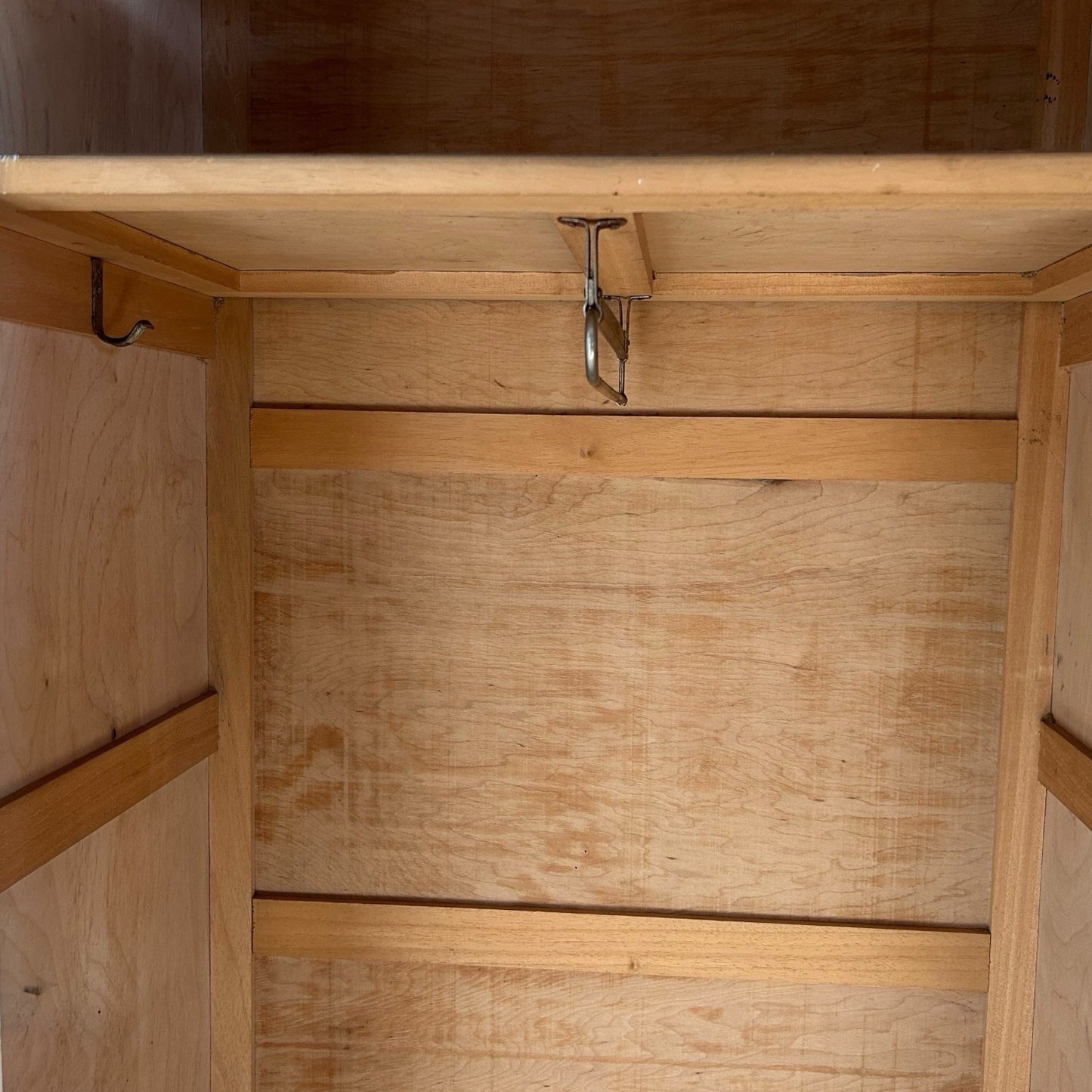 Vintage Painted Hall Cupboard – Slim Storage Cabinet