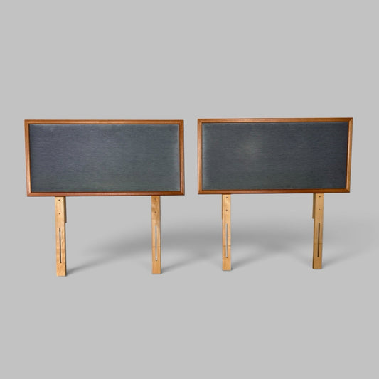 Pair of 1970s Teak Single Bed Headboards