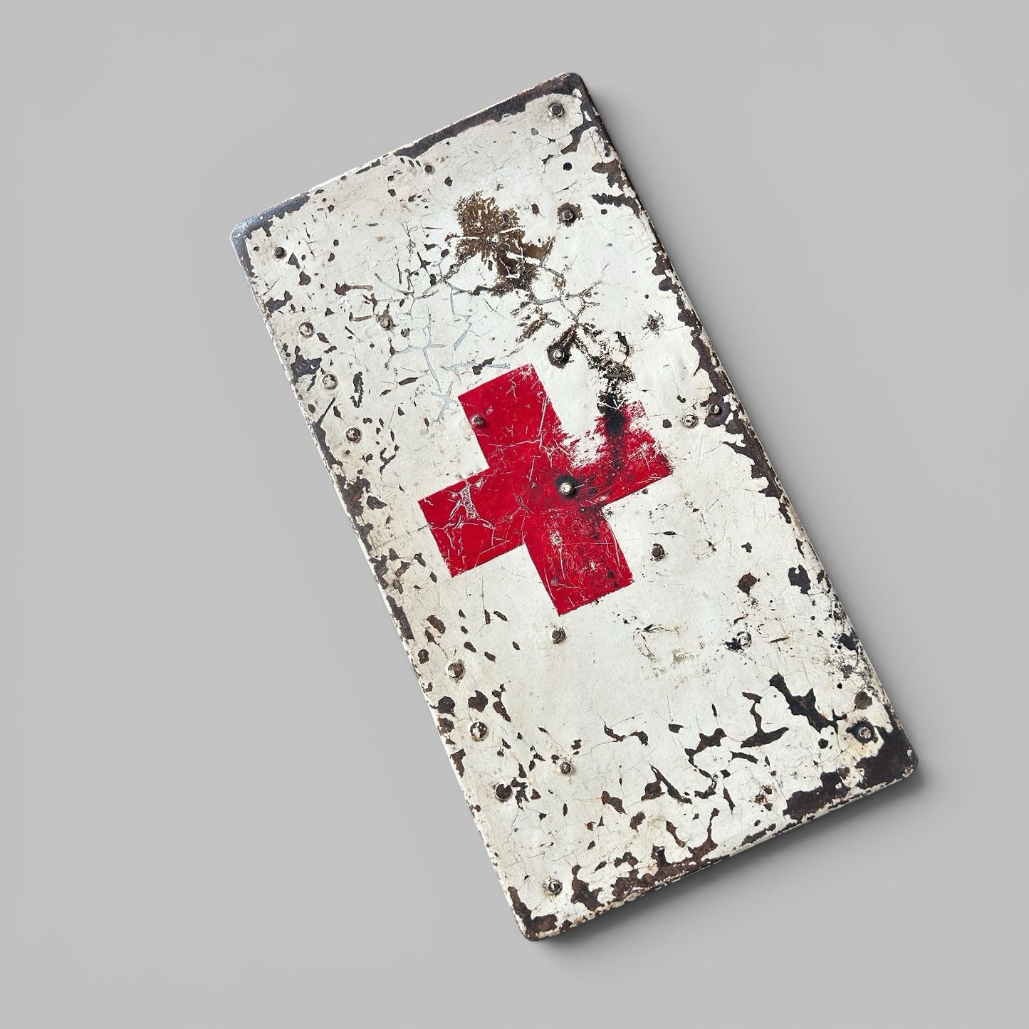 Vintage Military First Aid Box Wall Mounted Medical Cabinet