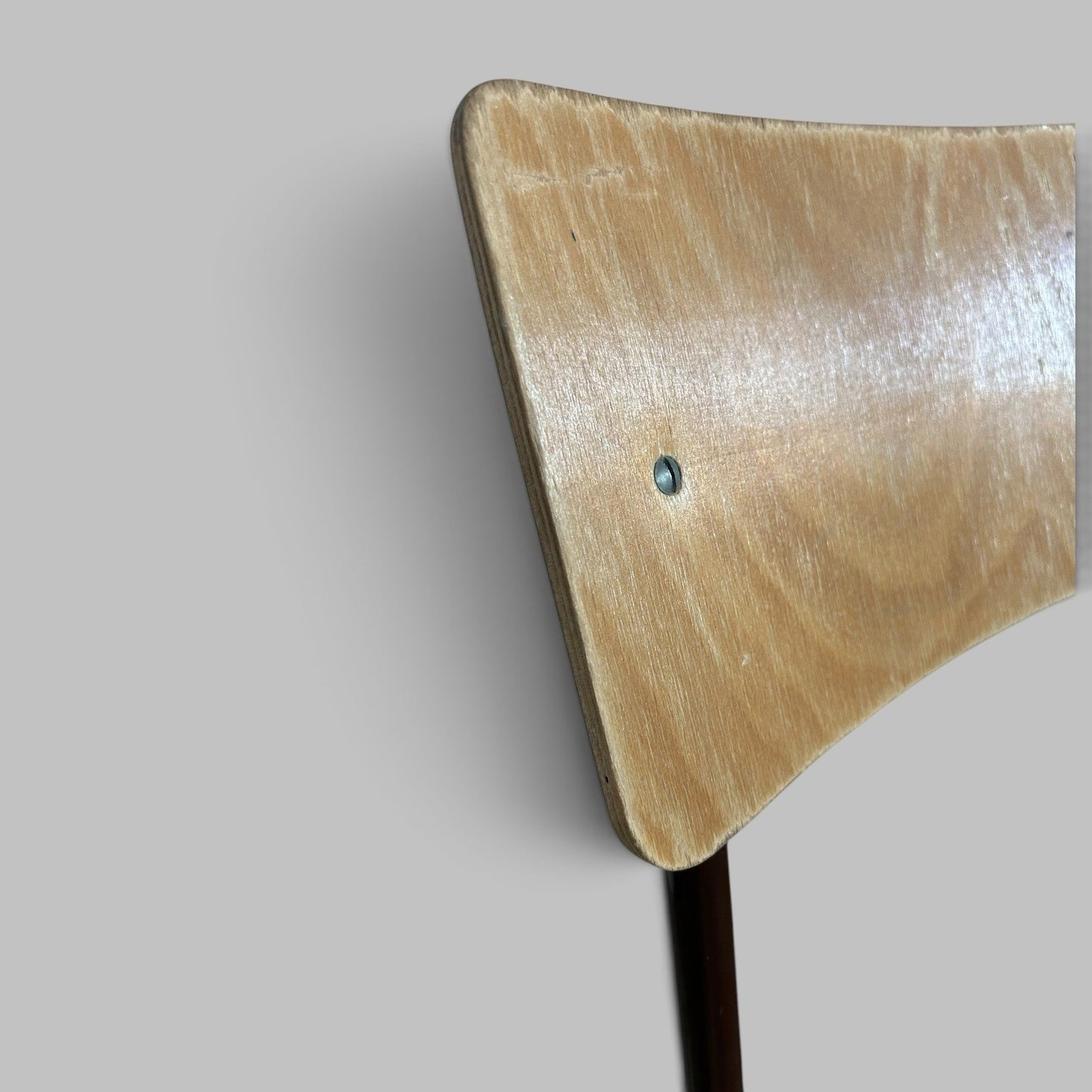 Vintage Plywood Stacking Chairs – Set of Four