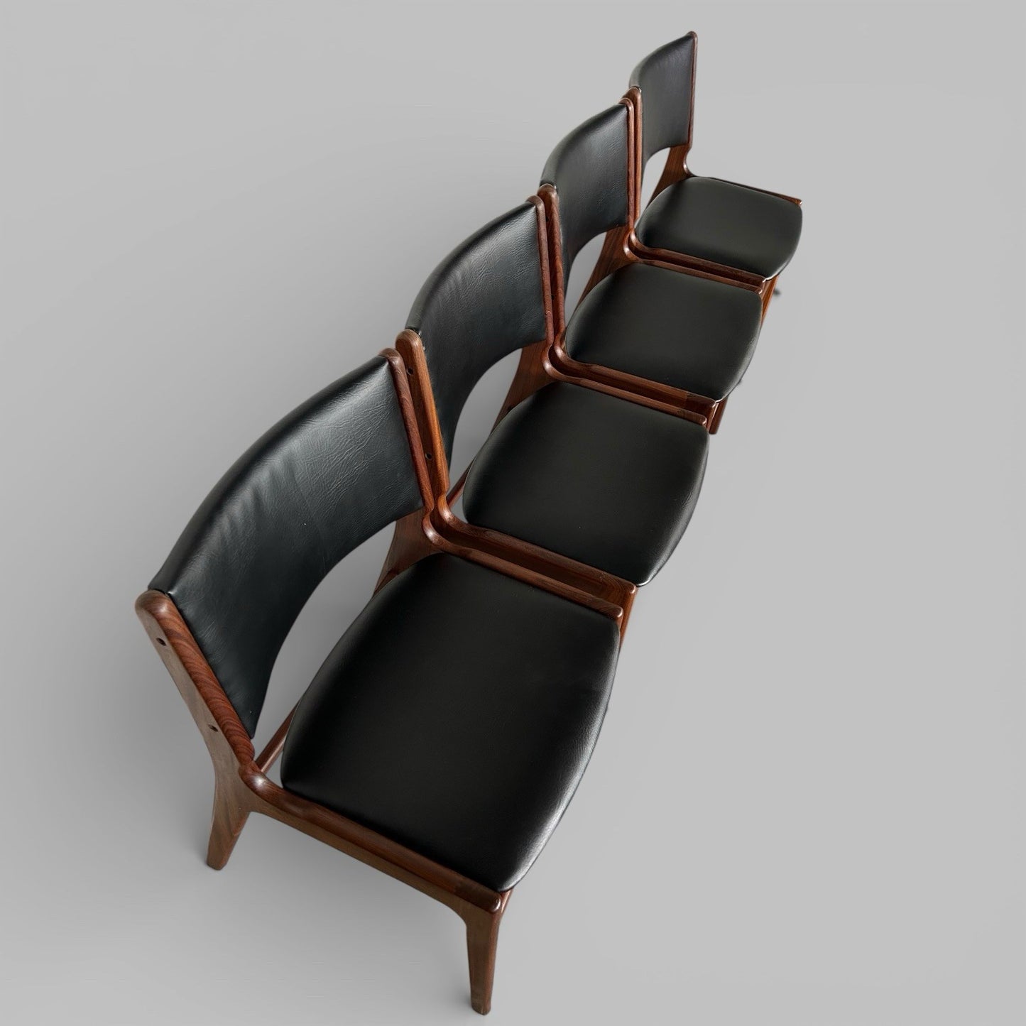 Eric Buch Dining Chairs – Set of 4 – Danish Mid Century Teak