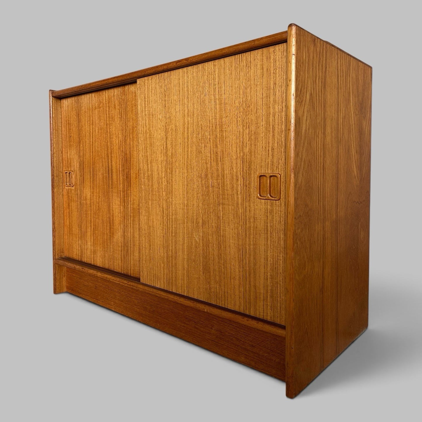 Swedish Teak Sliding Door Cupboard
