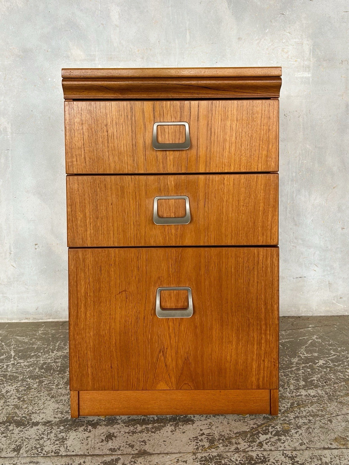 Mid century small teak drawers / bedside cabinet