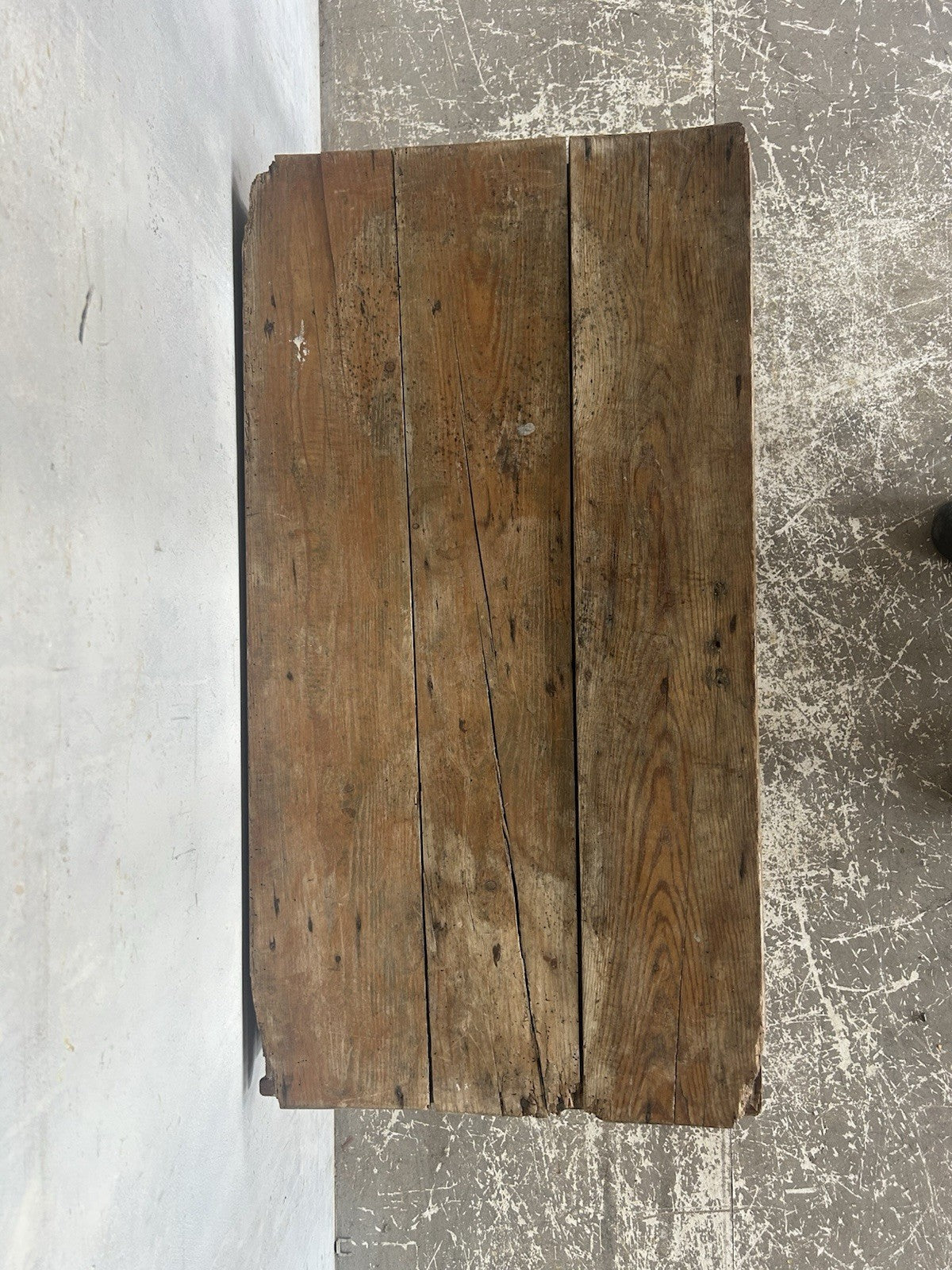 Antique Pine Chest / Storage Box / box Shabby farmhouse style
