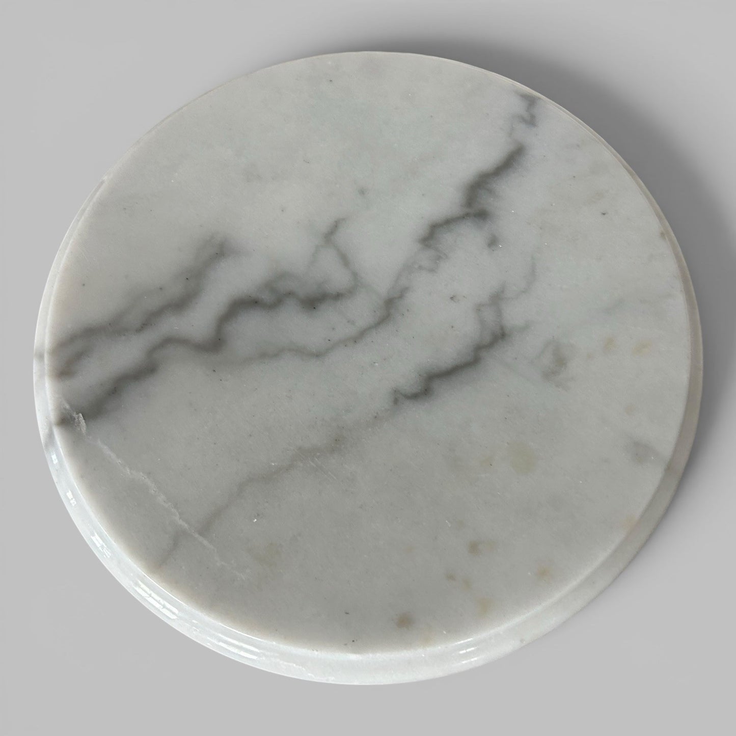 Pair of Vintage Side Tables – Marble Tops and Gilt Metal Bases