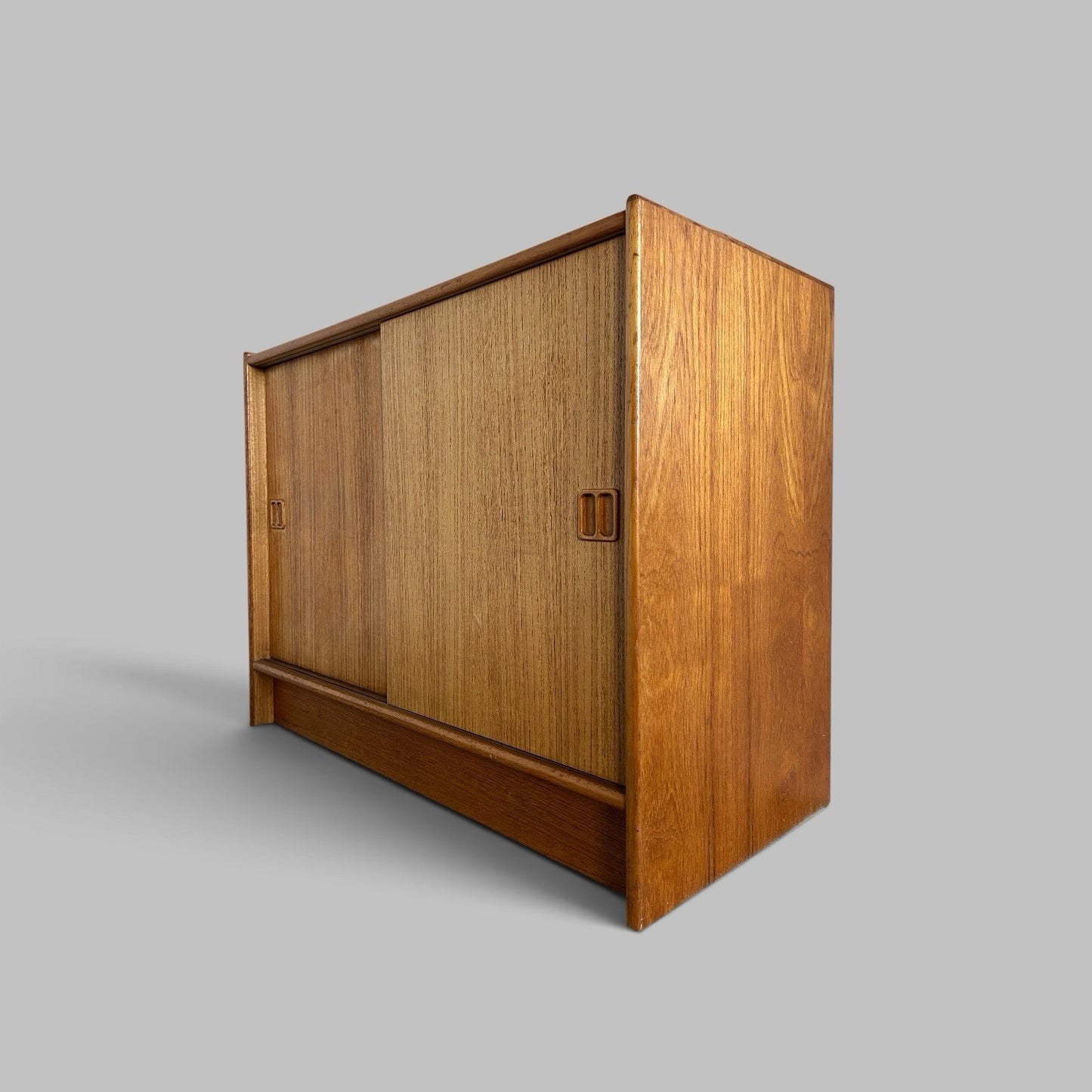 Swedish Teak Sliding Door Cupboard