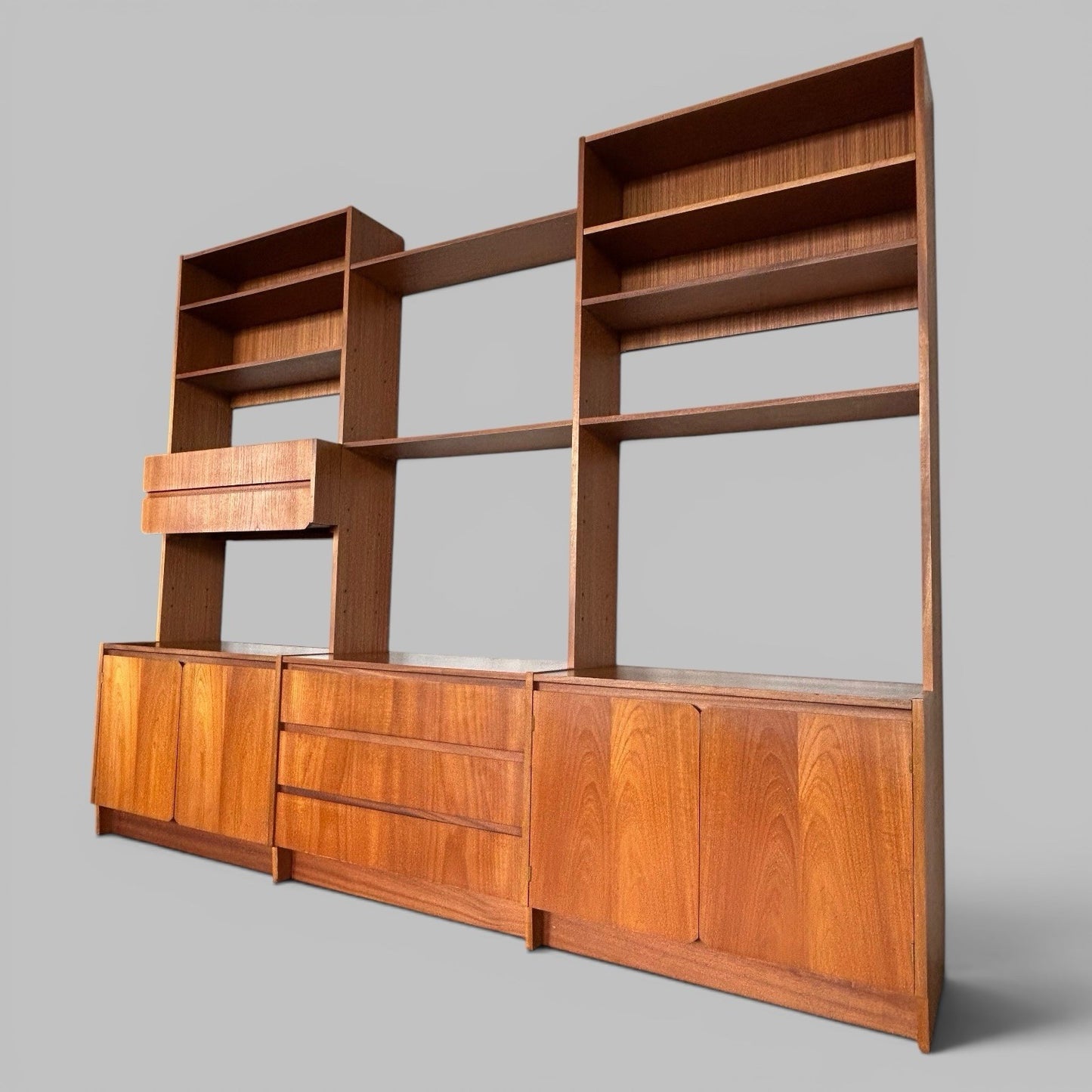 McIntosh Modular Teak Wall Unit & Sideboard System – 1971