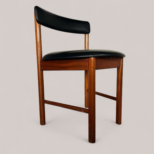 Set of 4 Mid Century Macintosh Dining Chairs, Model 4103