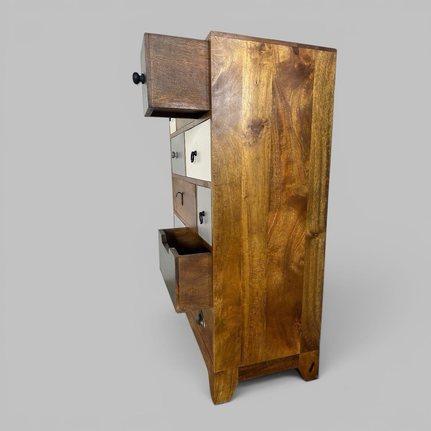 Solid Wood Apothecary Style Chest of Drawers