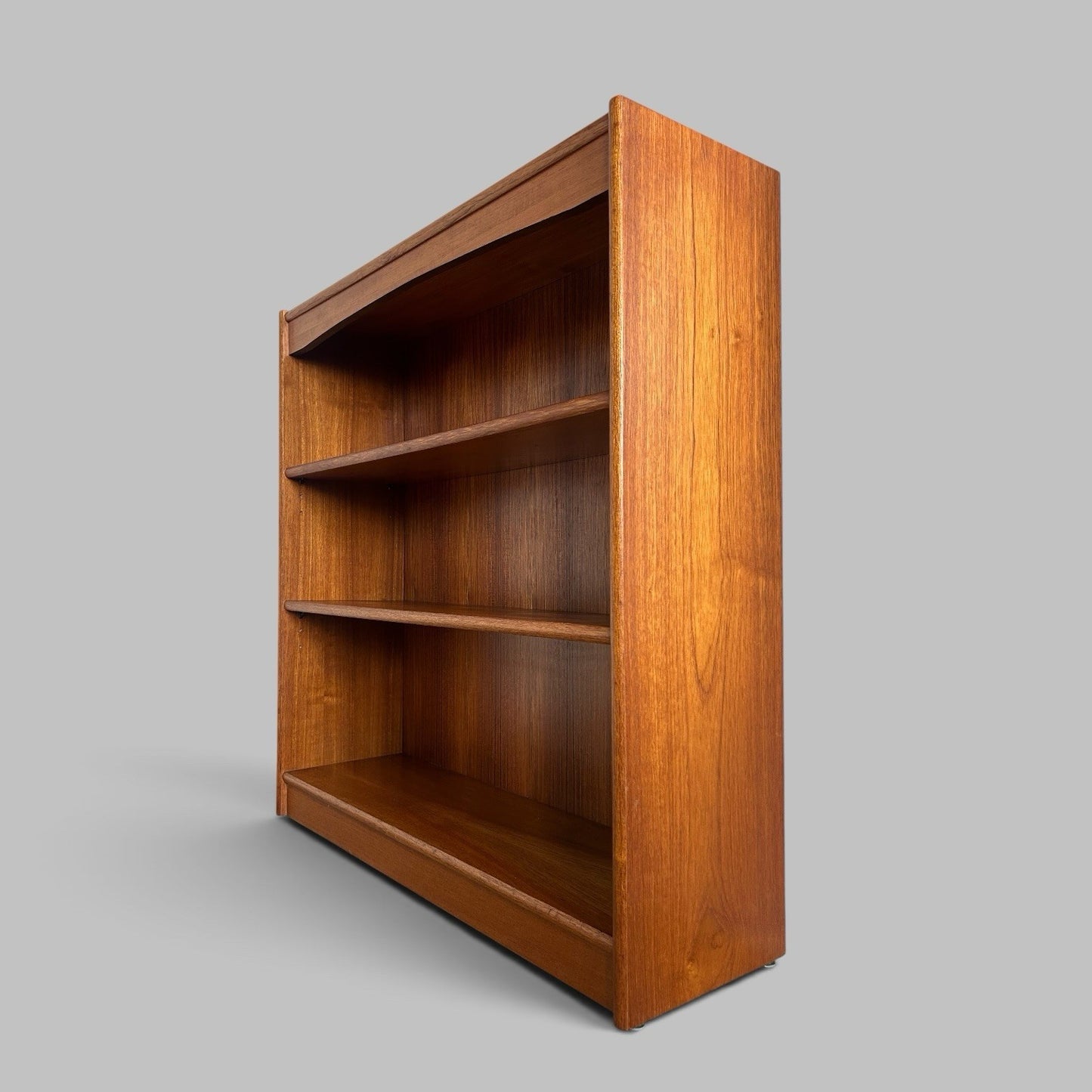 Mid Century Teak Bookcase with Adjustable Shelves
