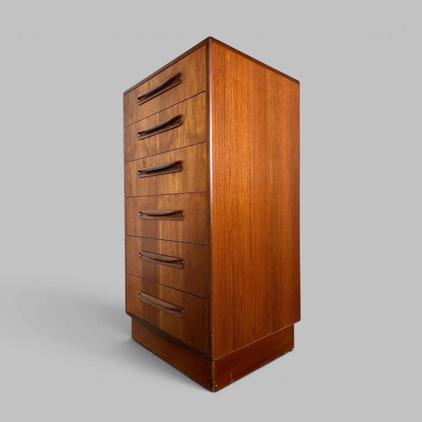 G Plan Teak Fresco 6 Drawer Tallboy Chest of Drawers Vintage Retro Mid Century