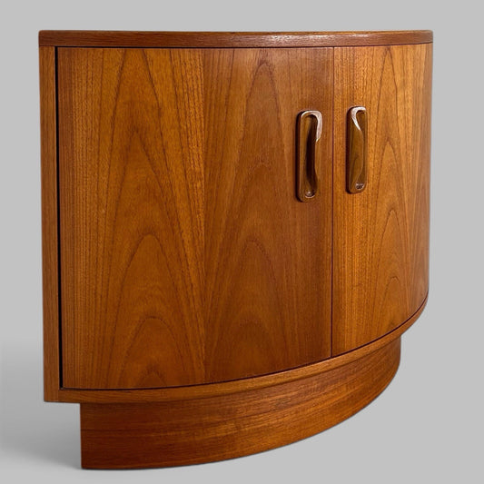 G Plan Fresco Corner Unit Cupboard, 1970s Teak Mid-Century