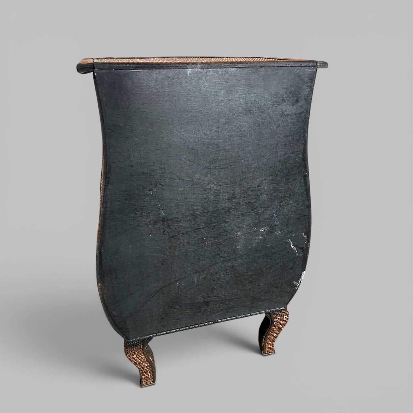 Pair of Boho Rattan Bedside Cabinets – Anglo Indian Style