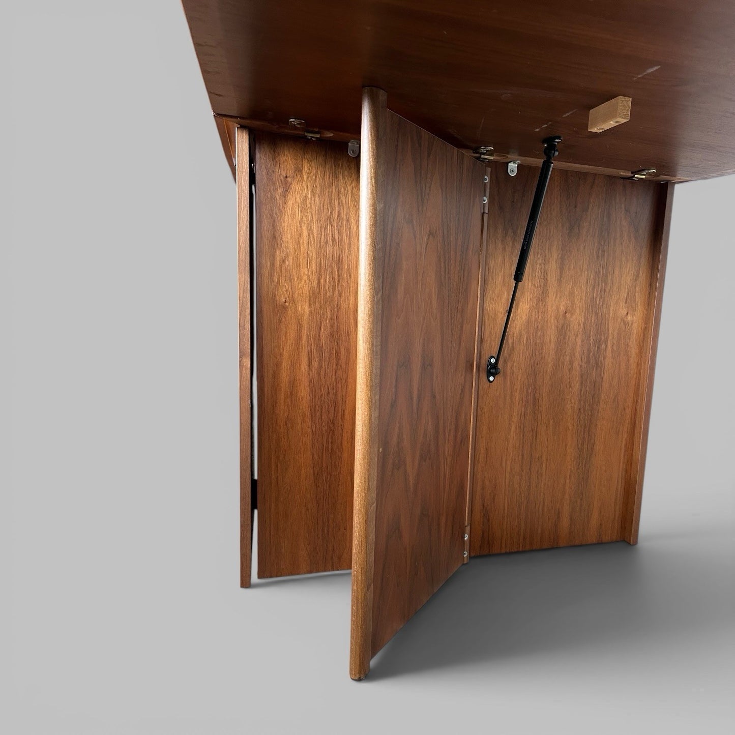 Skovby Danish Teak Drop Leaf Dining Table with Storage