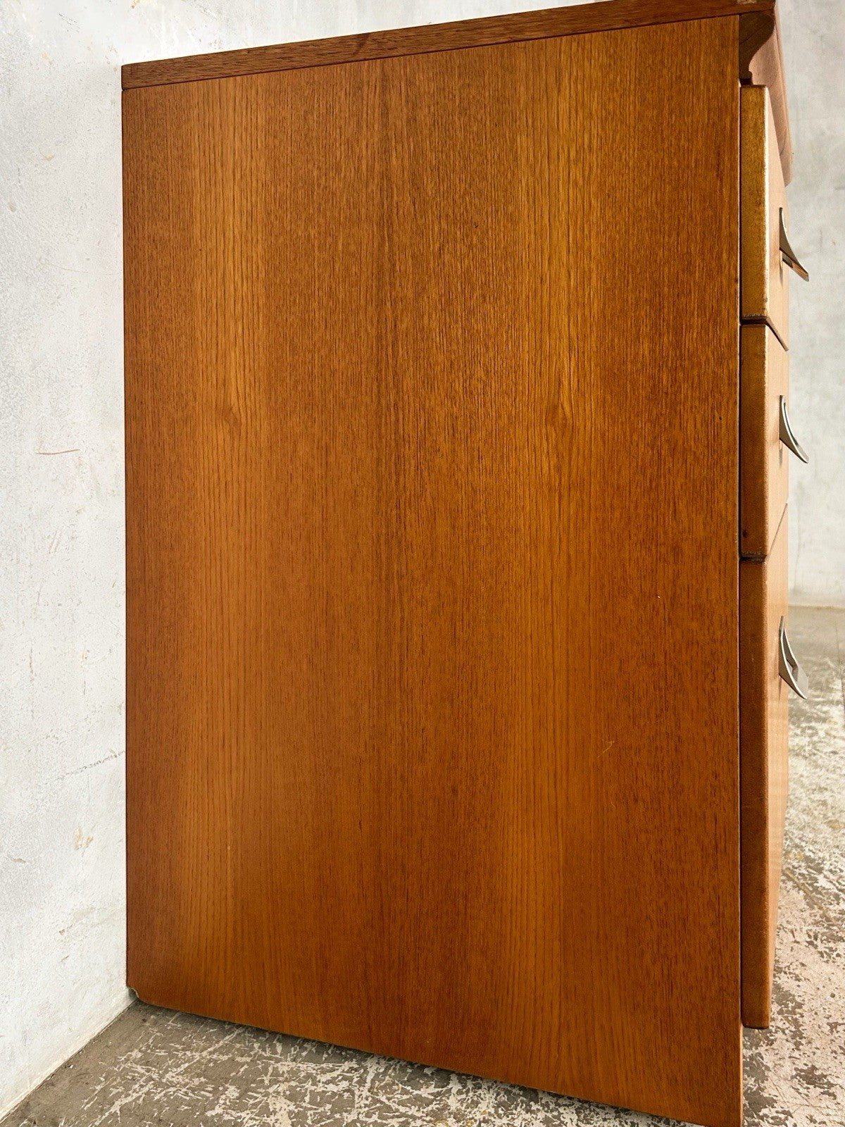 Mid century small teak drawers / bedside cabinet