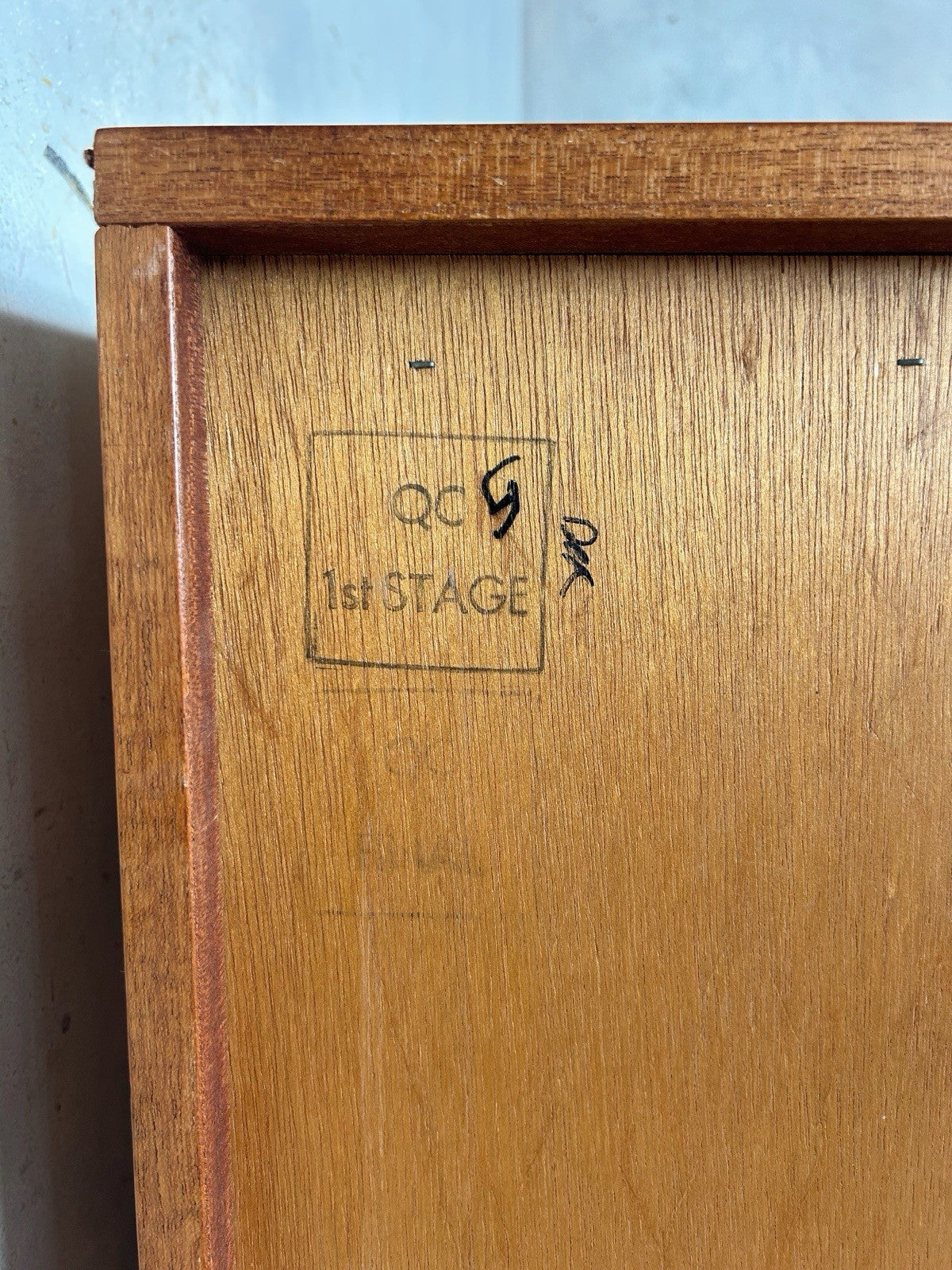 Mid century small teak drawers / bedside cabinet