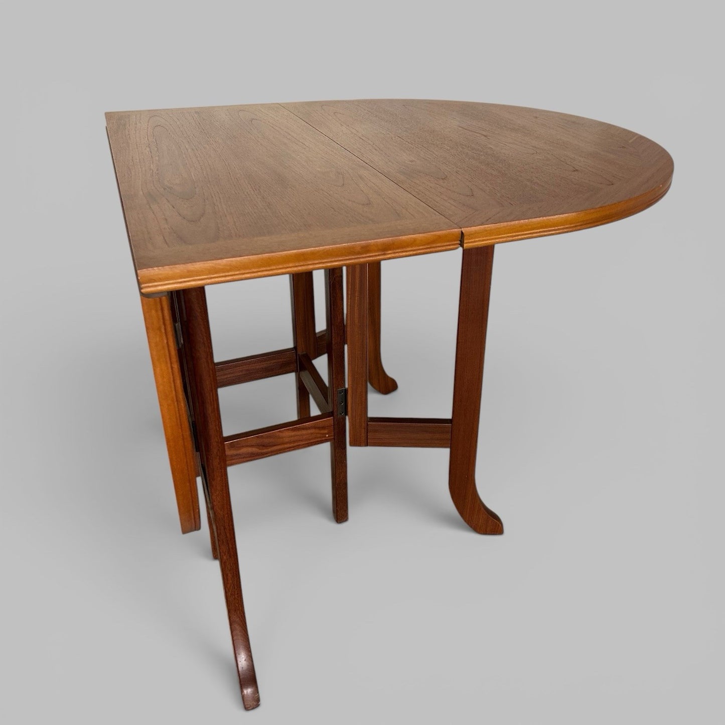 Nathan Teak Drop Leaf Dining Table