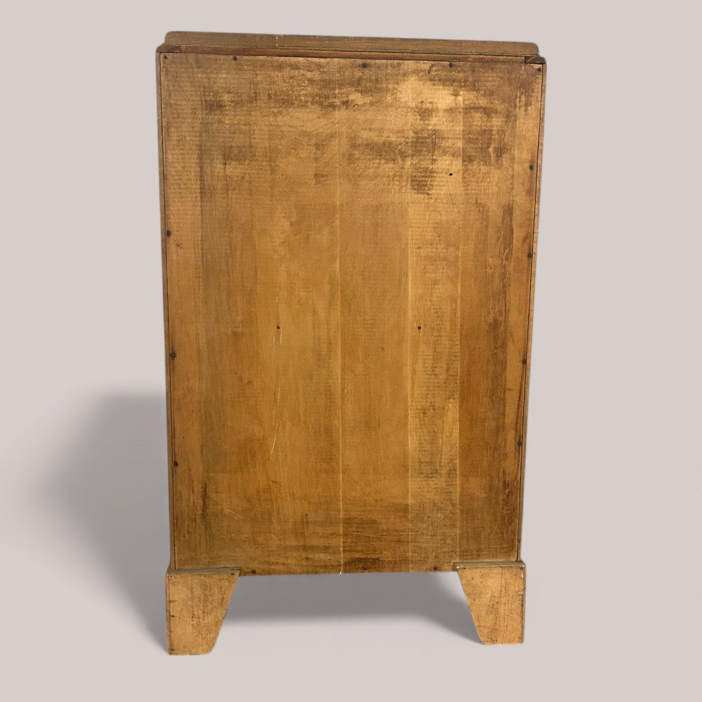 1930s Utilitarian Solid Pine Tallboy